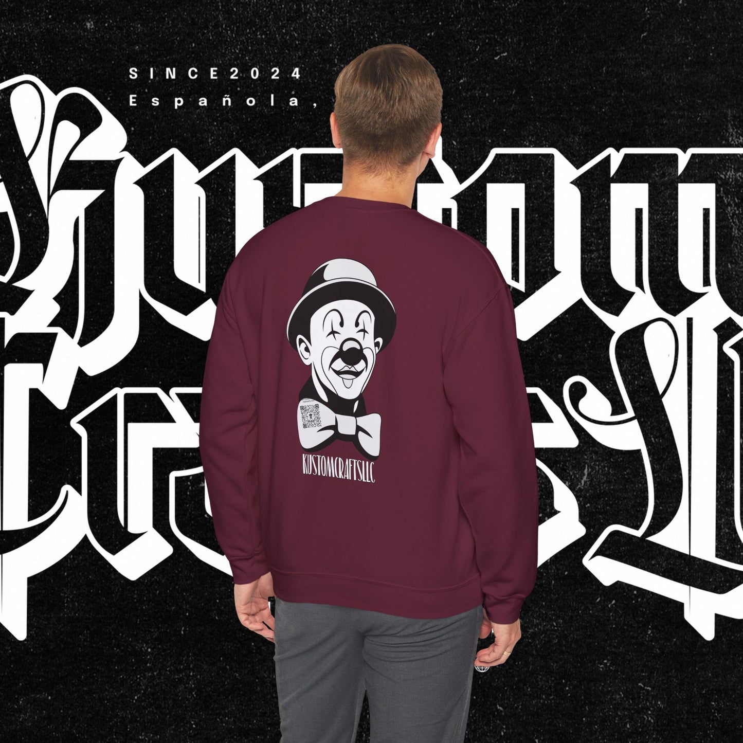 Class Clown Vintage-Style Comedic Crewneck Sweatshirt, Unisex Funny Sweatshirt, Retro Comedy Gift, Everyday Casual Wear, Perfect for Laughter Lovers