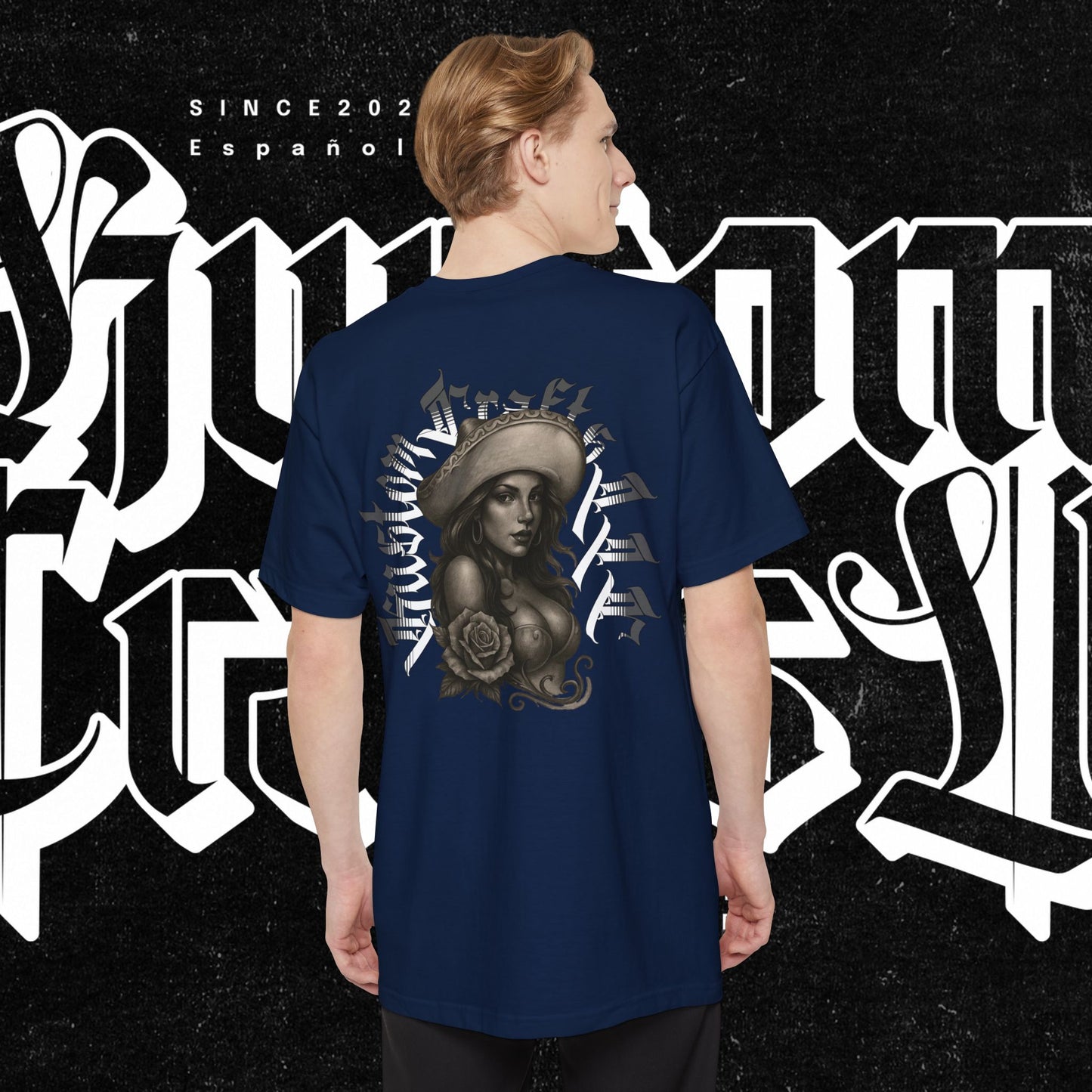 TALL-T Senora Street Art Unisex TALL T-Shirt, Graphic Tee for Urban Style, Casual Wear, Gift for Art Lovers, Birthday, Streetwear