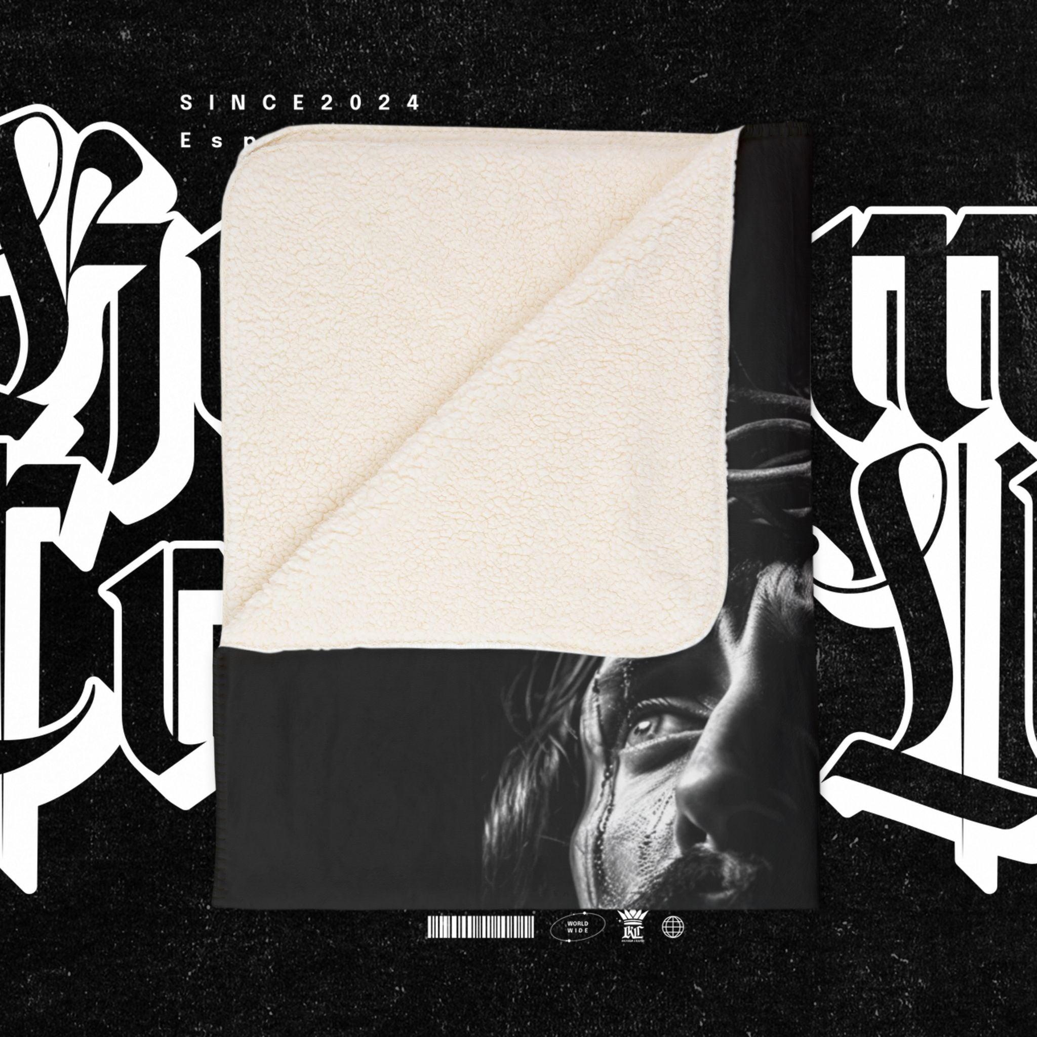 Our Lord And Savior - Fleece Sherpa Blanket