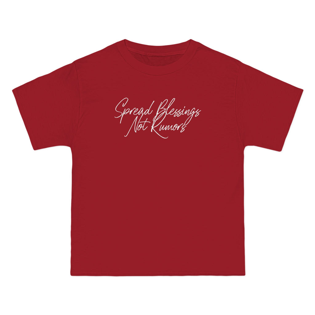 Spread Blessings Not Rumors - Script Tee
