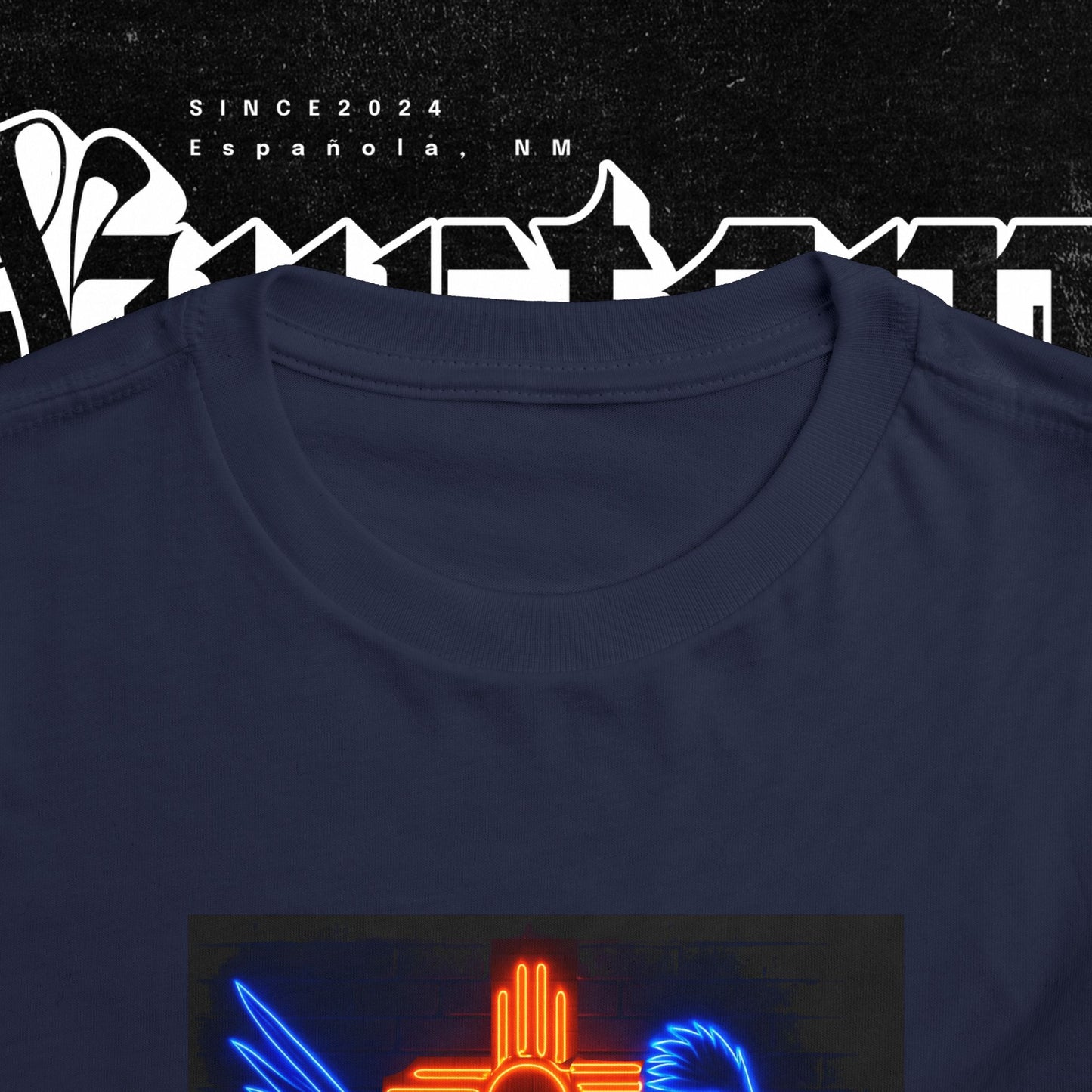 Neon Roadrunner New Mexico Design - Toddler Tee