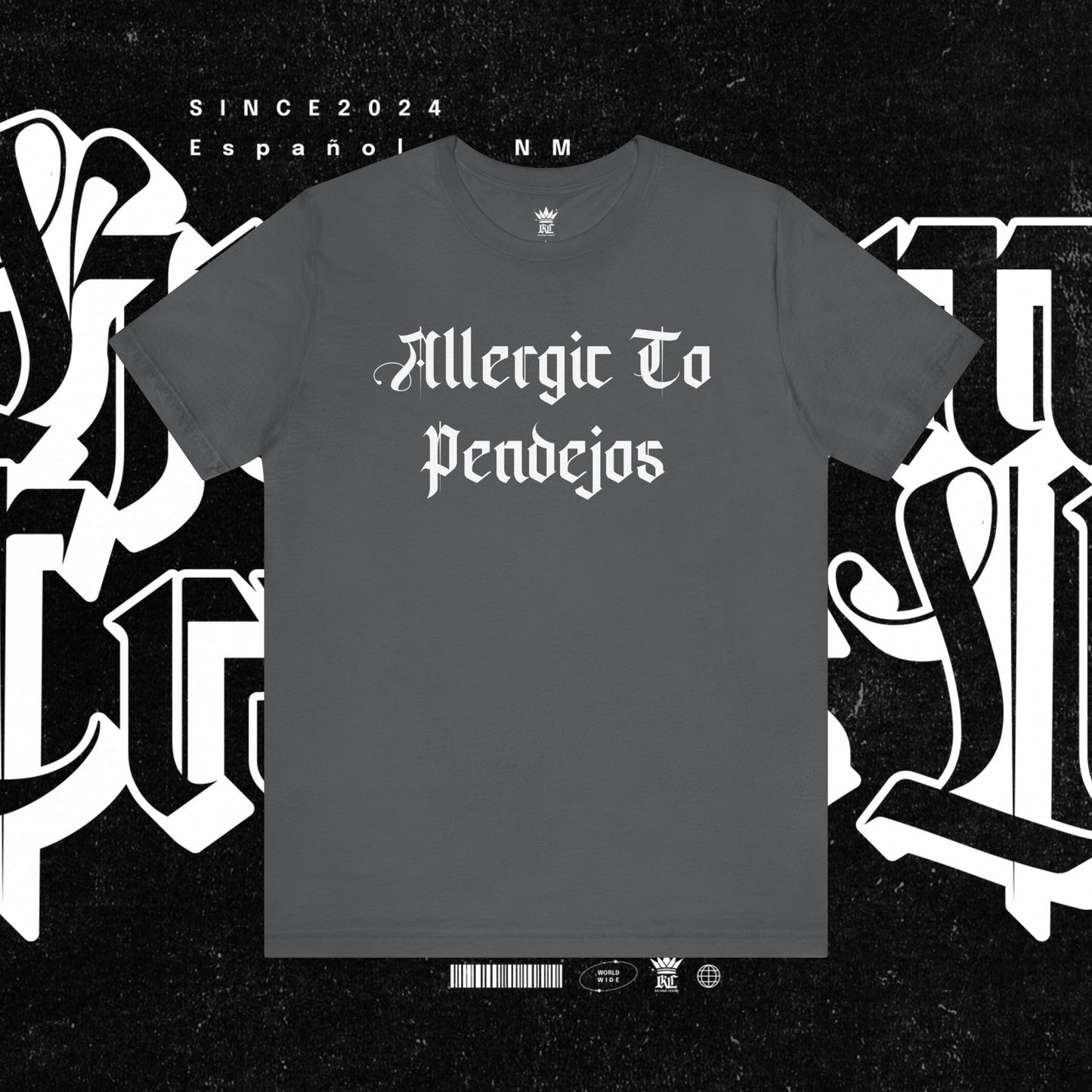 Allergic to Pendejos Unisex Jersey Tee | Casual Humor Shirt | Gift for Friends, Birthday, Humor Apparel, Everyday Wear
