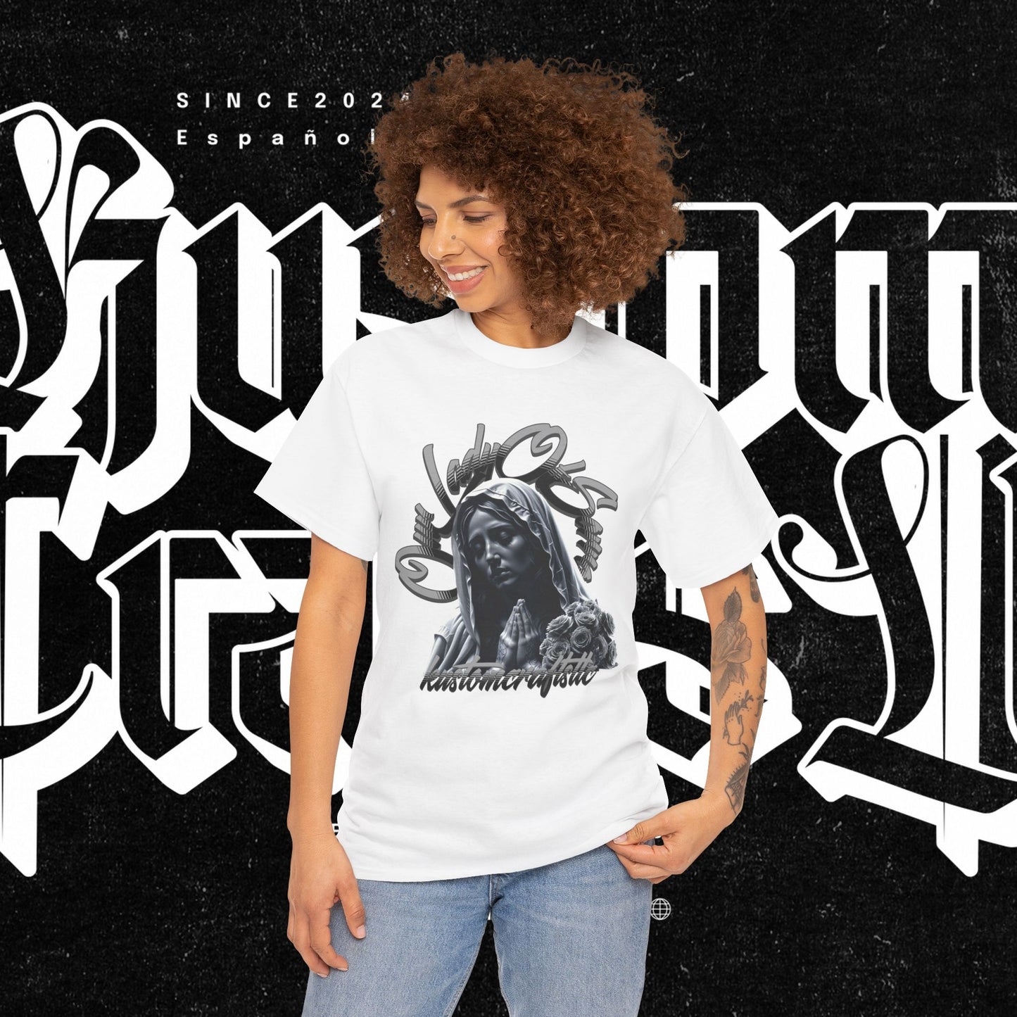 Our Lady Of Sorrow Unisex Heavy Cotton Tee with Unique Artistic Design, Vintage Style T-Shirt, Casual Everyday Wear, Graphic Tee for Men and Women, Gift [...]