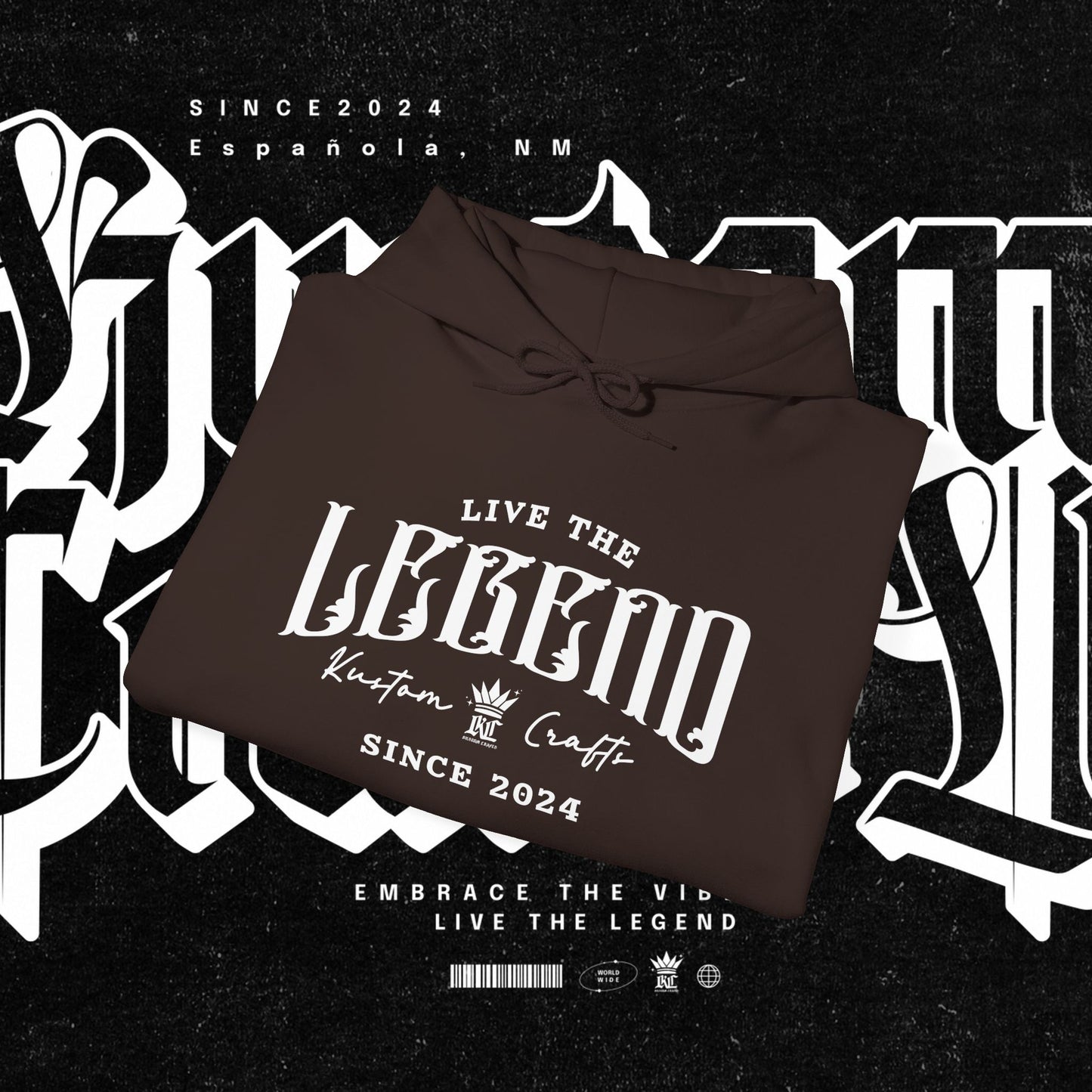 Live the Legend | Cozy Unisex Hoodie for Any Occasion, Gift for Friends, Streetwear Style