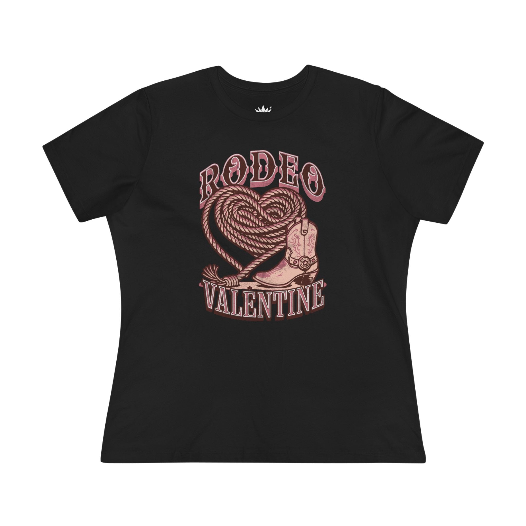 Rodeo Valentine Tee — Women's Cotton T-Shirt