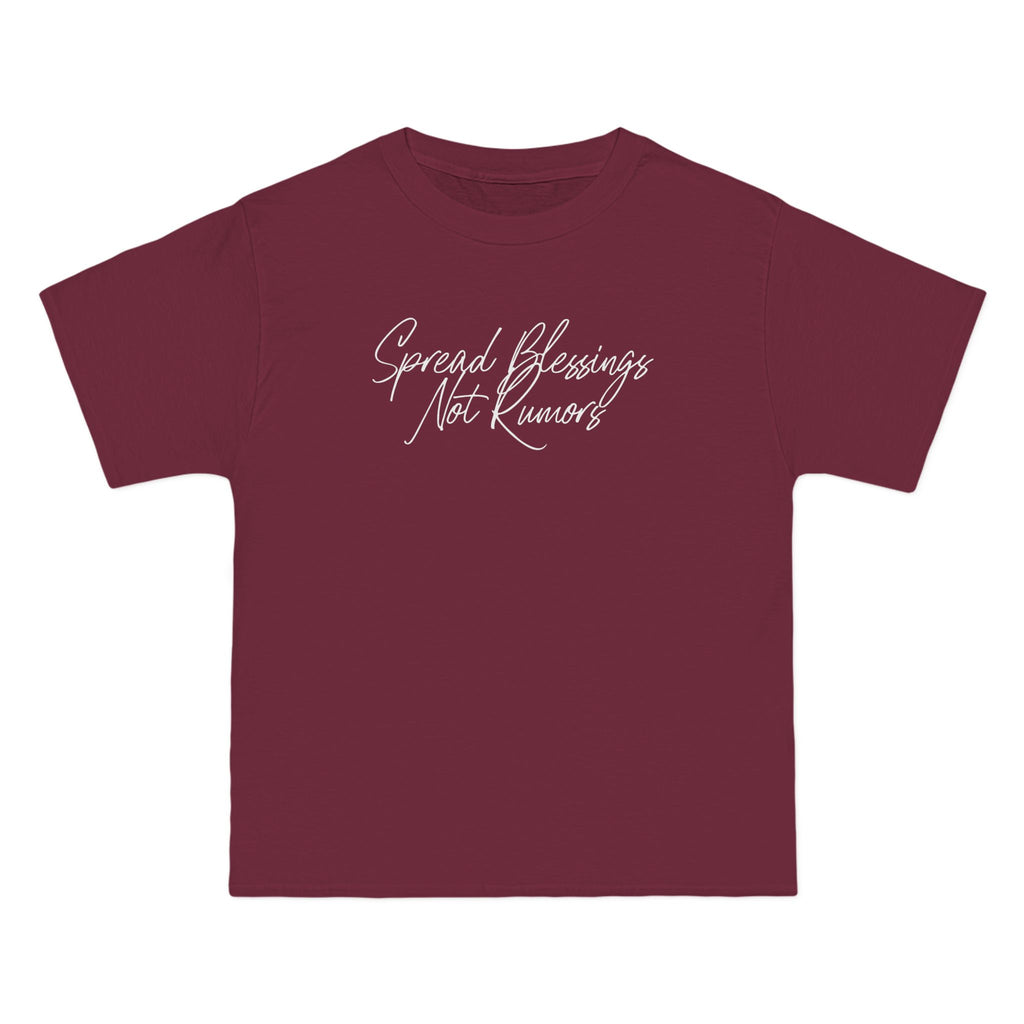 Spread Blessings Not Rumors - Script Tee