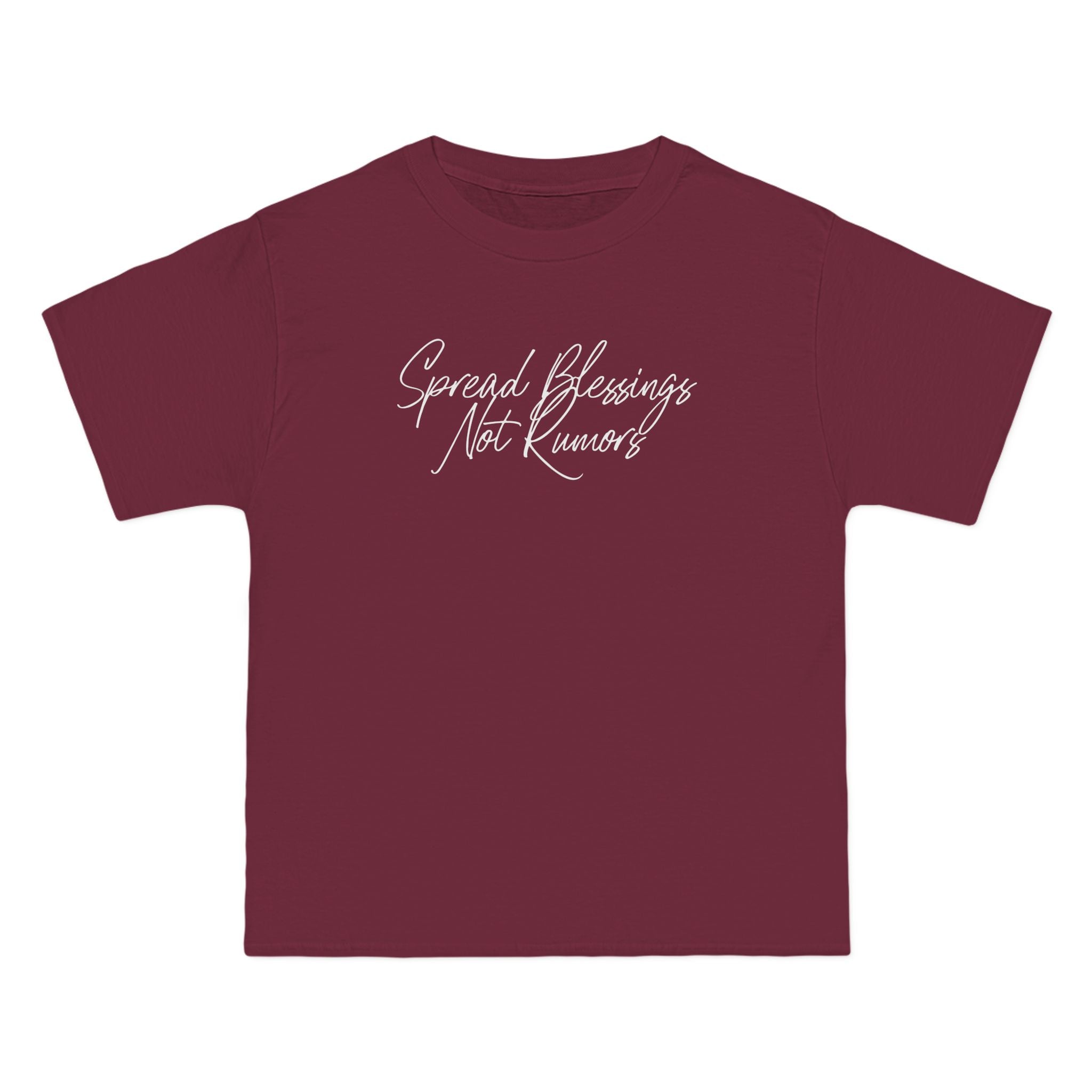 Spread Blessings Not Rumors - Script Tee