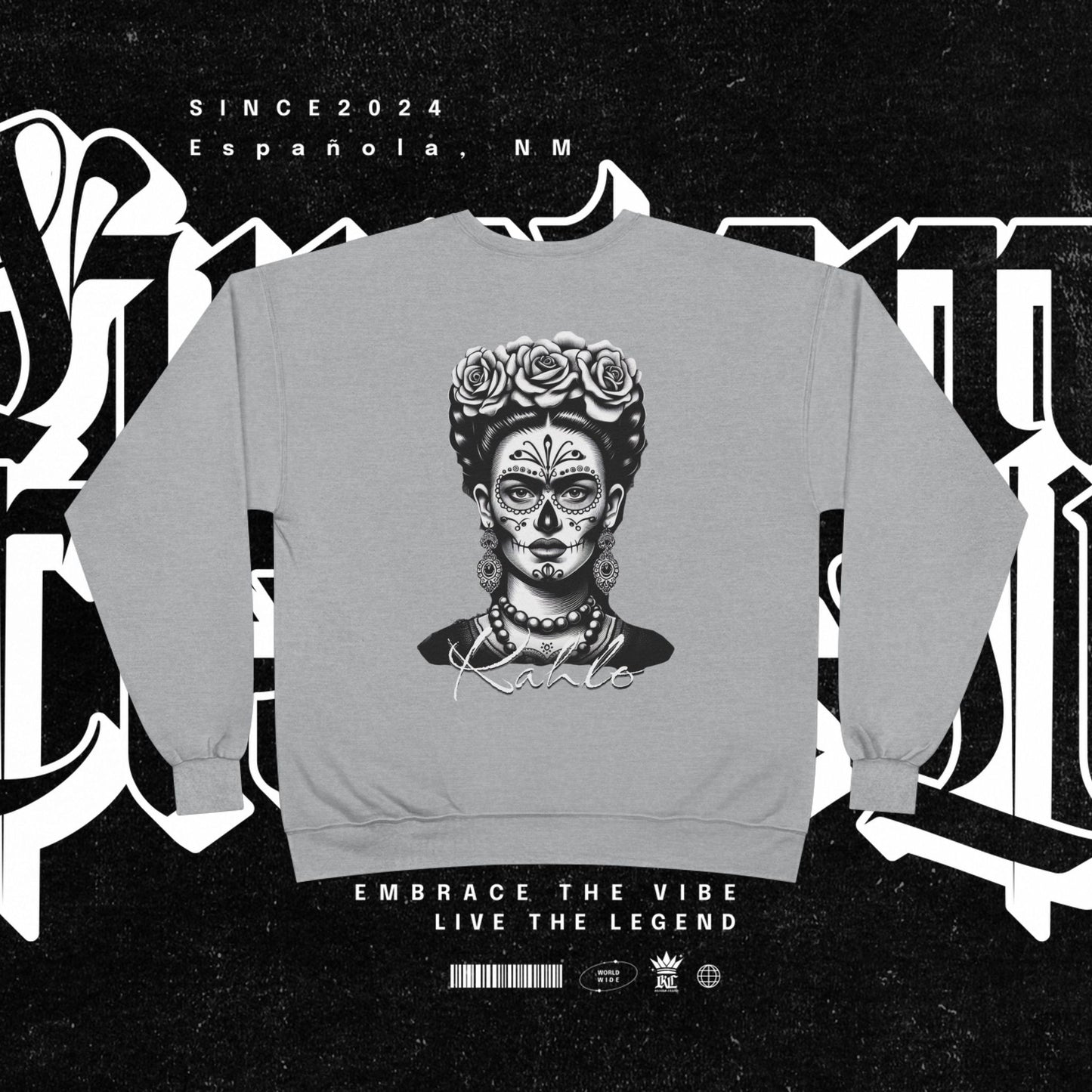 Day of the Dead Frida Kahlo Sweatshirt