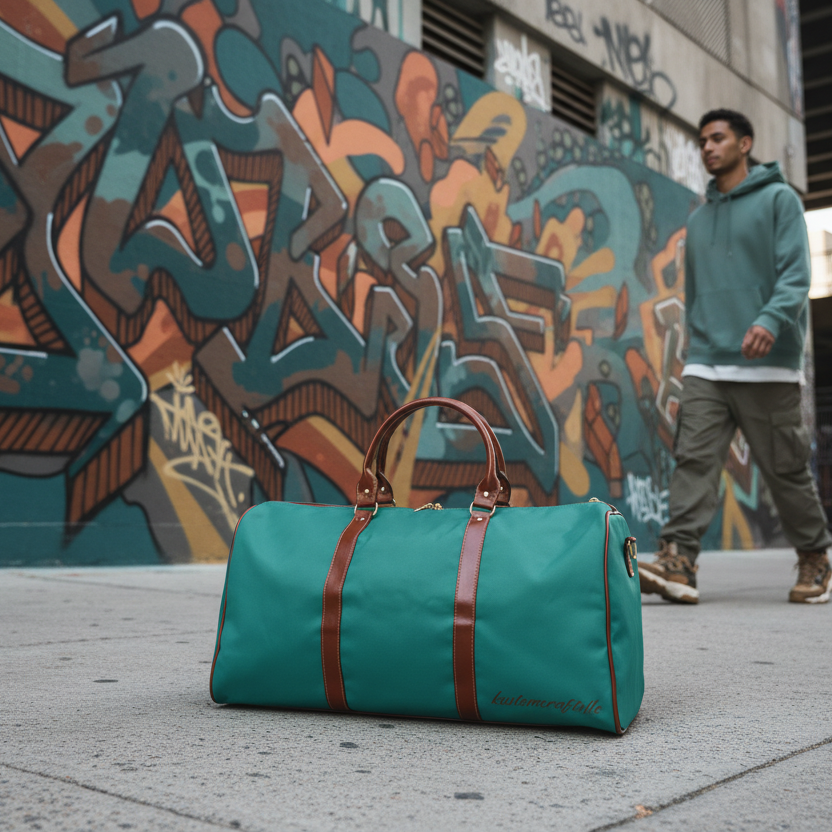 Turquoise Waterproof Travel Bag