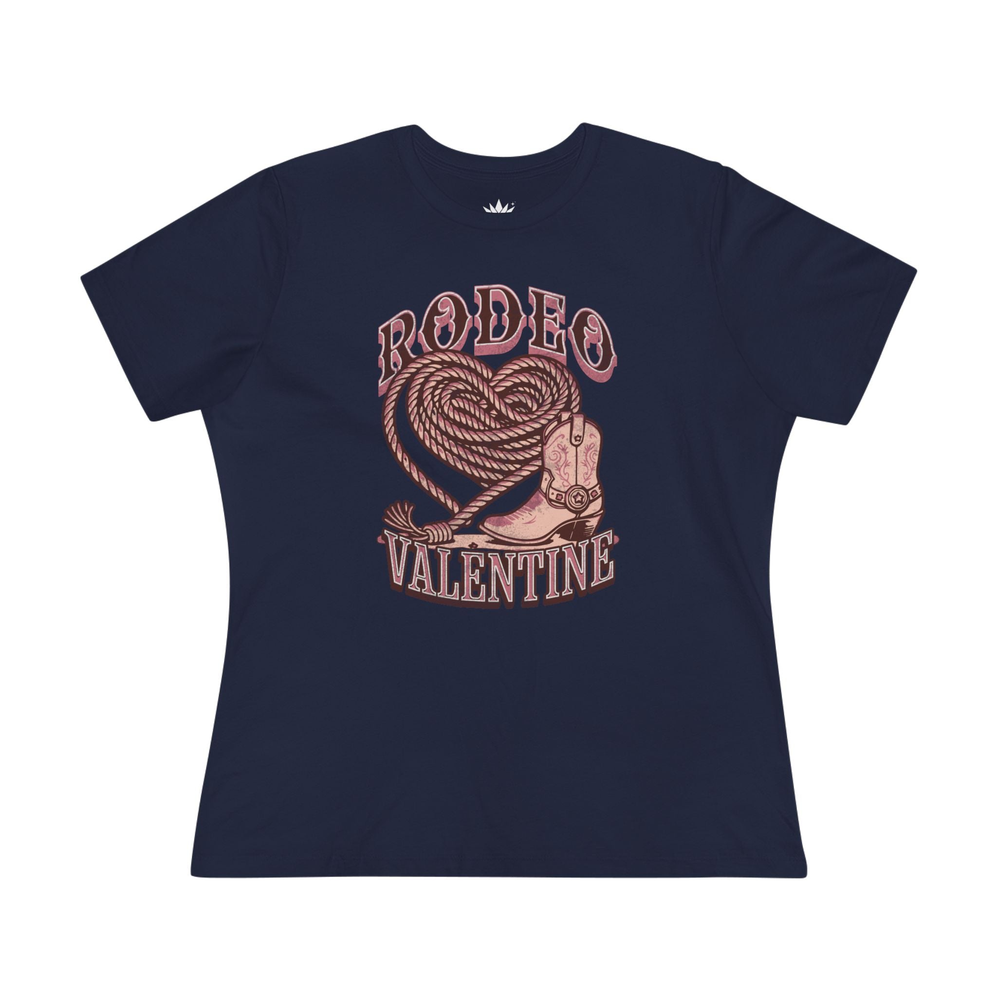 Rodeo Valentine Tee — Women's Cotton T-Shirt