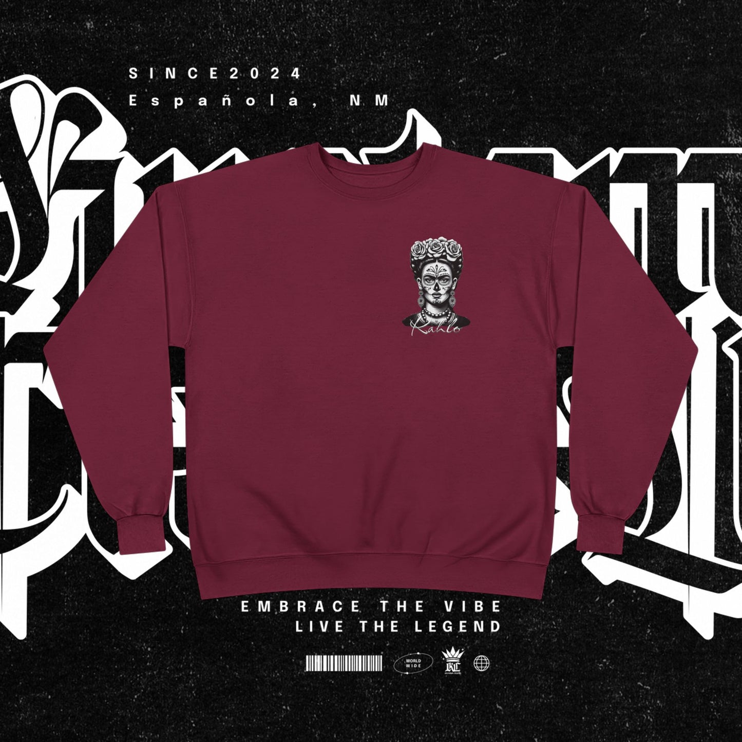 Day of the Dead Frida Kahlo Sweatshirt