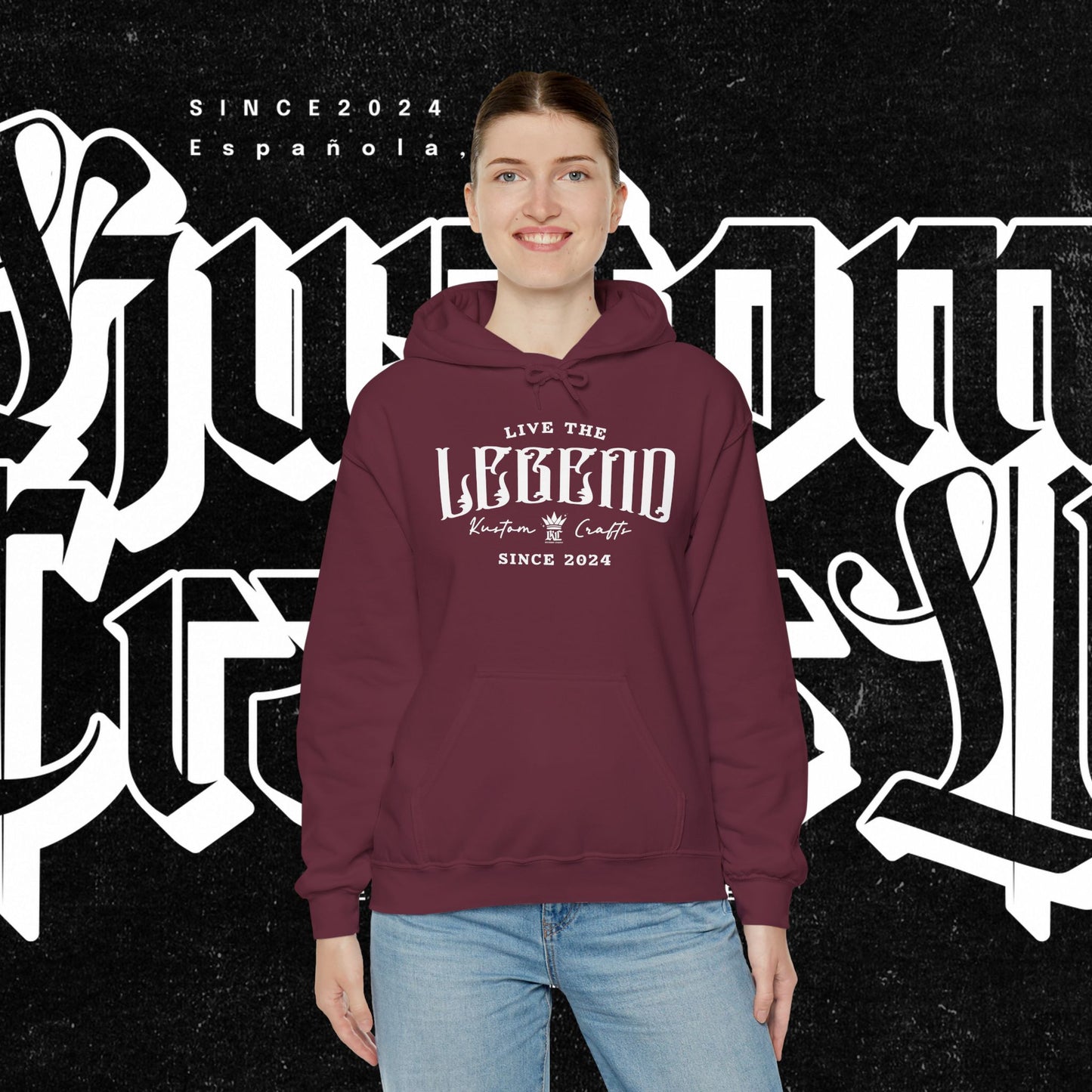 Live the Legend | Cozy Unisex Hoodie for Any Occasion, Gift for Friends, Streetwear Style