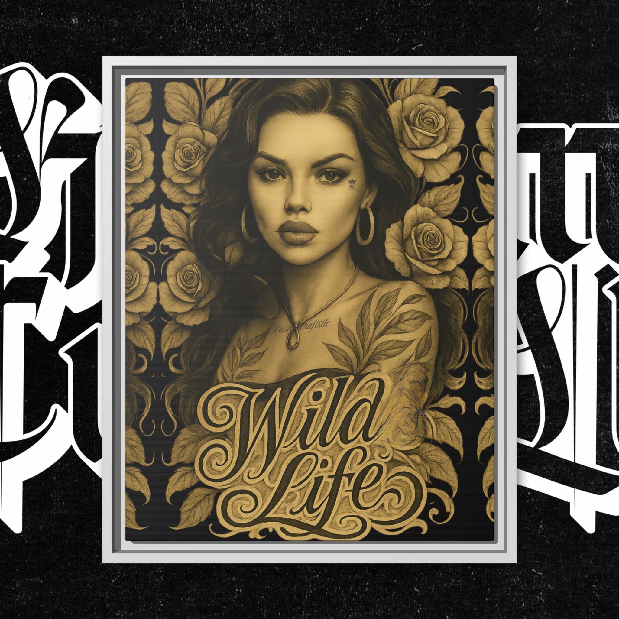 Wild Life — Framed Canvas