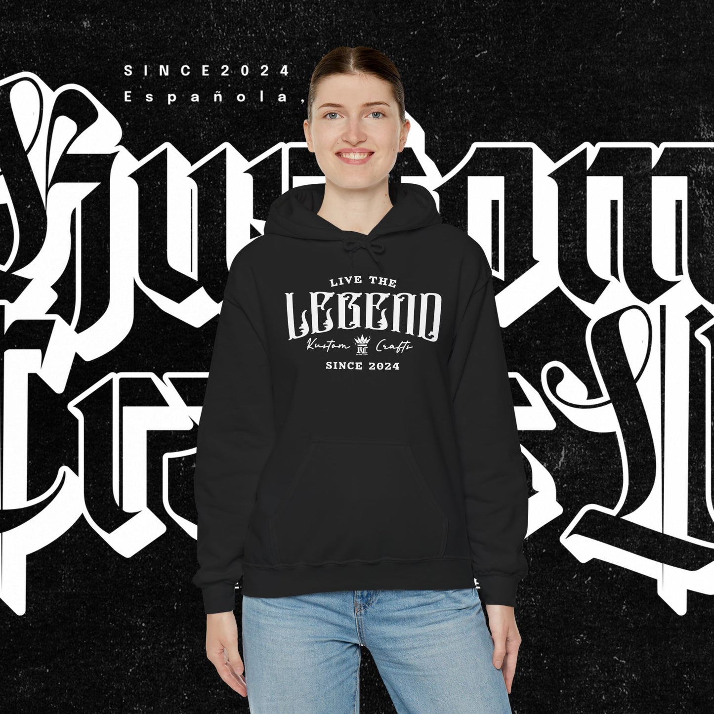 Live the Legend | Cozy Unisex Hoodie for Any Occasion, Gift for Friends, Streetwear Style
