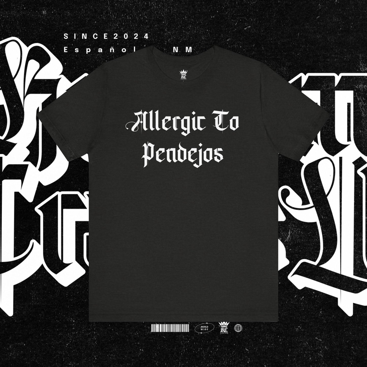 Allergic to Pendejos Unisex Jersey Tee | Casual Humor Shirt | Gift for Friends, Birthday, Humor Apparel, Everyday Wear