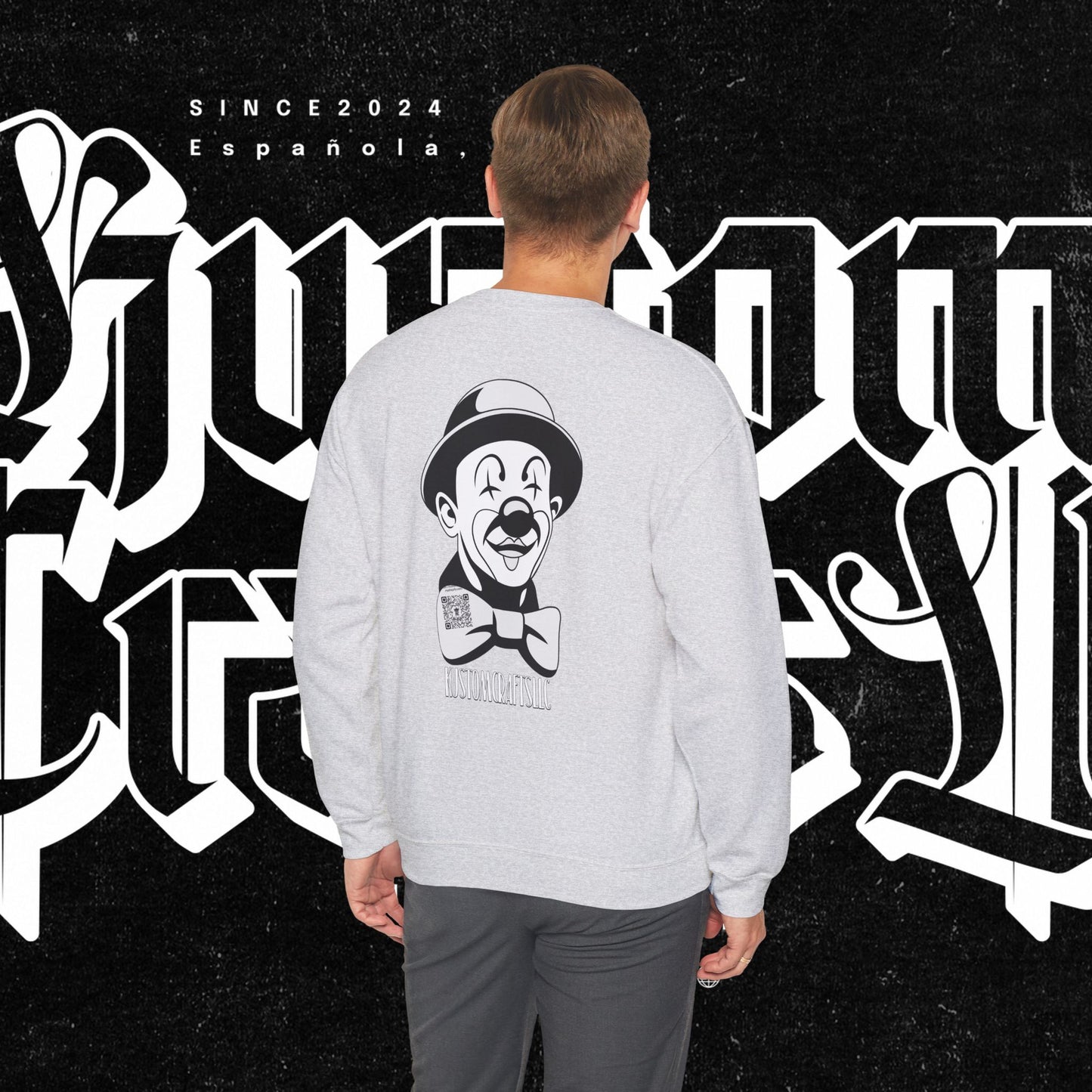 Class Clown Vintage-Style Comedic Crewneck Sweatshirt, Unisex Funny Sweatshirt, Retro Comedy Gift, Everyday Casual Wear, Perfect for Laughter Lovers