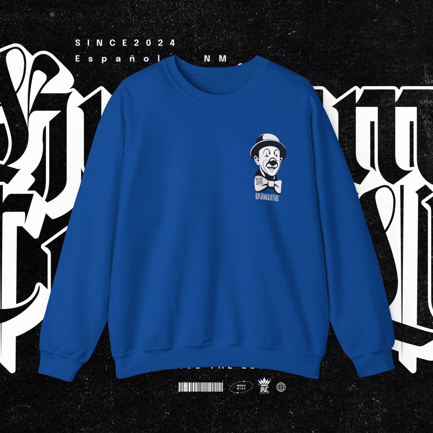 Class Clown Vintage-Style Comedic Crewneck Sweatshirt, Unisex Funny Sweatshirt, Retro Comedy Gift, Everyday Casual Wear, Perfect for Laughter Lovers