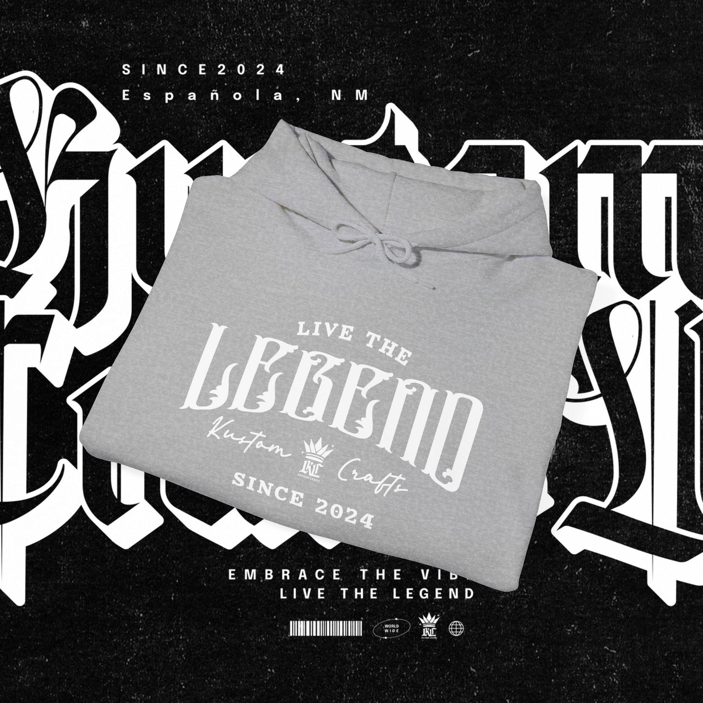 Live the Legend | Cozy Unisex Hoodie for Any Occasion, Gift for Friends, Streetwear Style