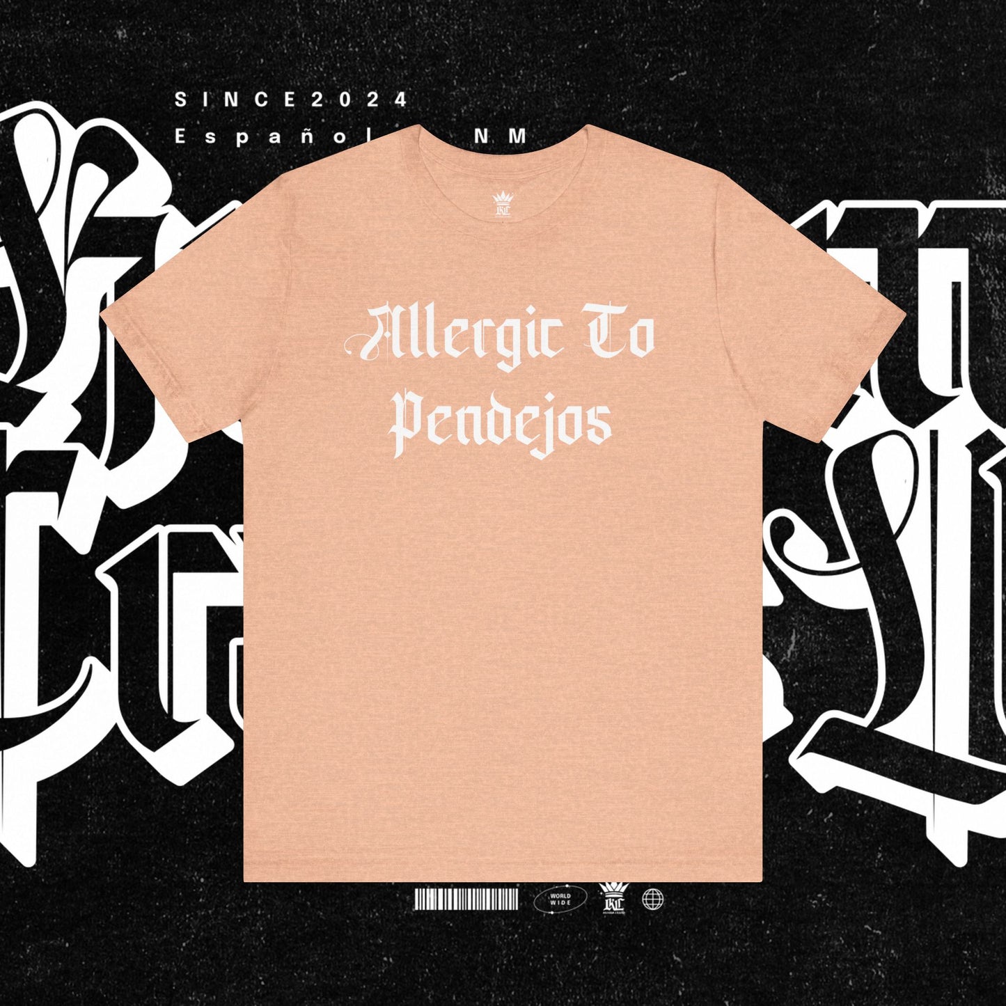Allergic to Pendejos Unisex Jersey Tee | Casual Humor Shirt | Gift for Friends, Birthday, Humor Apparel, Everyday Wear