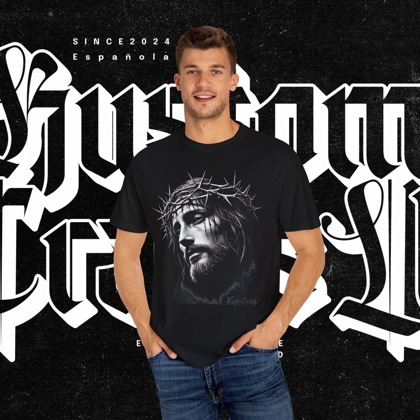 Christ Crown of Thorns T-shirt, Religious Tee, Unisex Spiritual Apparel, Christian Gift, Inspirational Wear