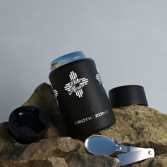 Stylish Insulated Food Container, Copper Thermal Lunch Jar, Eco-Friendly Meal Prep, Camping Gear, Travel Companion, New Mexico Design