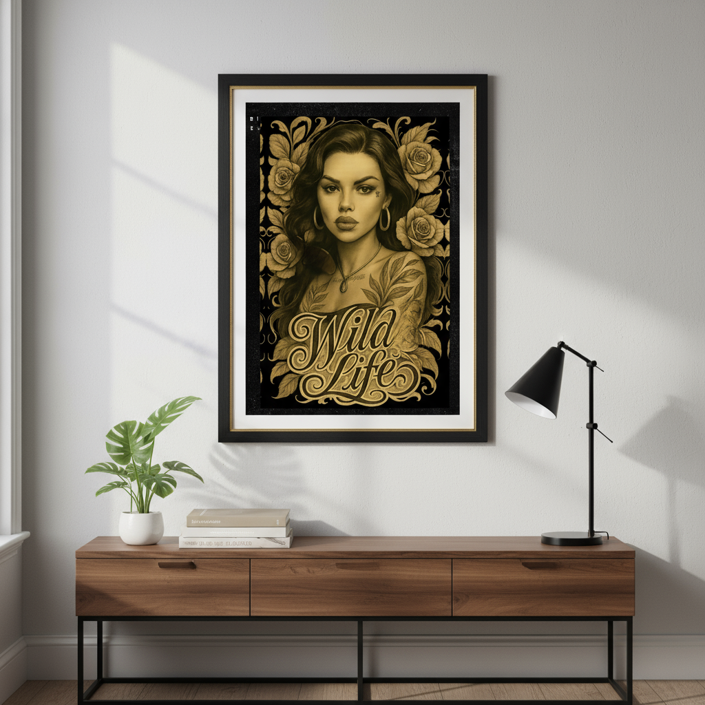 Wild Life Satin Poster