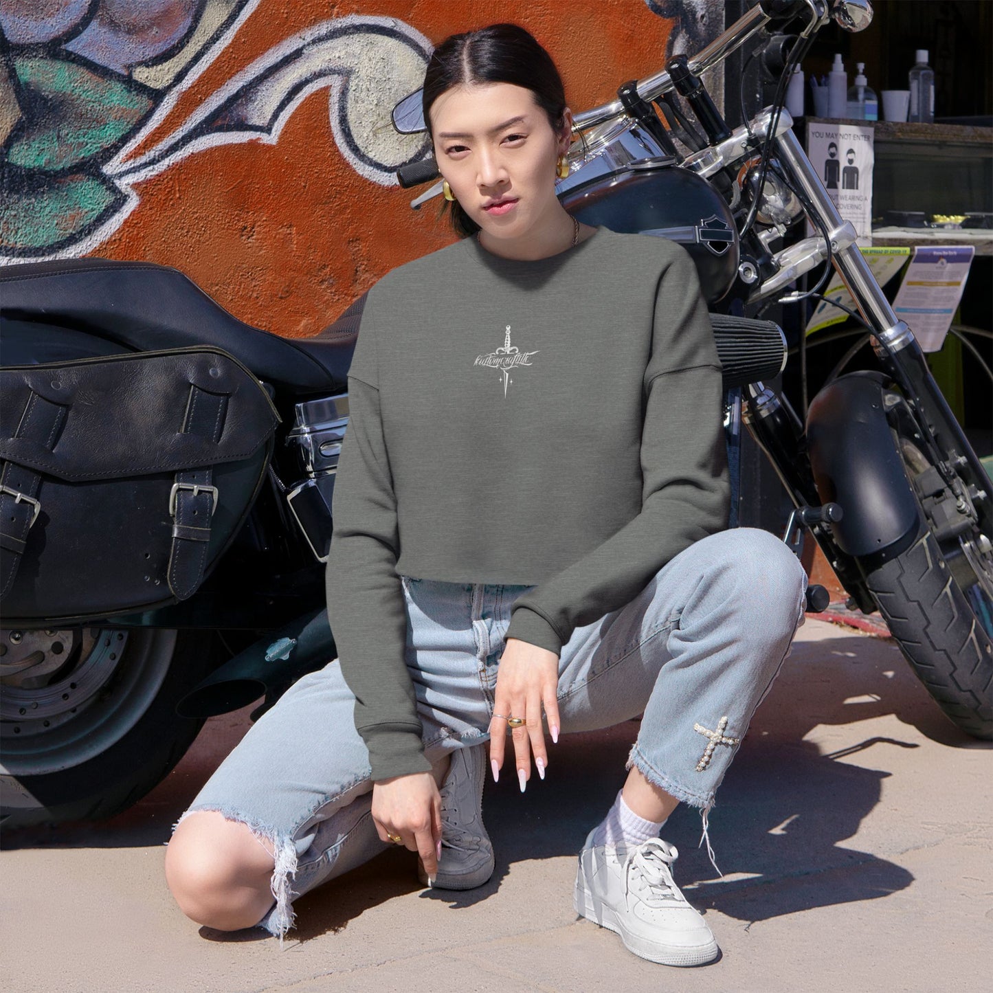 Cropped Sweatshirt Urban legend Design