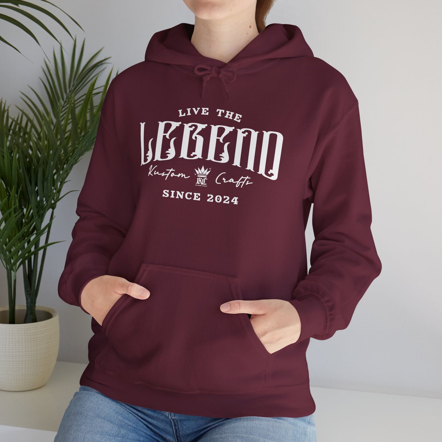 Live the Legend | Cozy Unisex Hoodie for Any Occasion, Gift for Friends, Streetwear Style