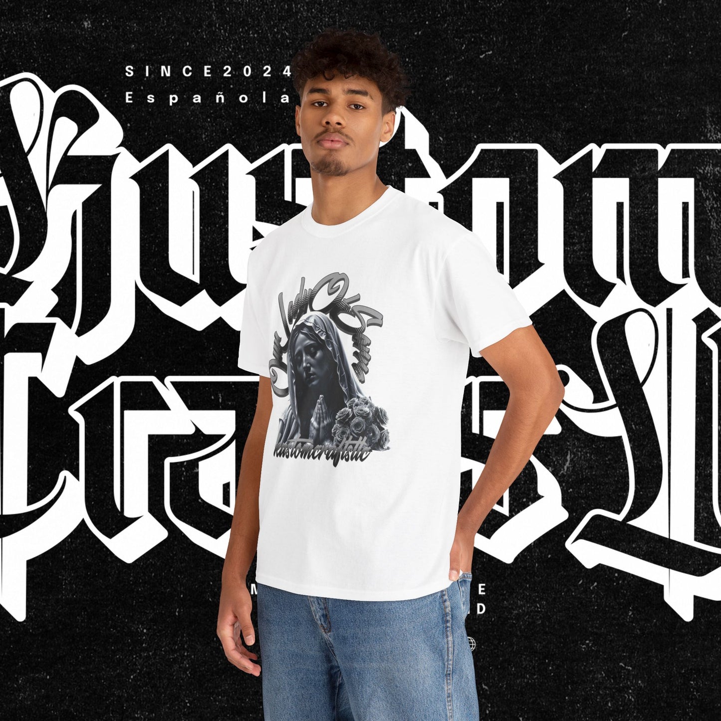 Our Lady Of Sorrow Unisex Heavy Cotton Tee with Unique Artistic Design, Vintage Style T-Shirt, Casual Everyday Wear, Graphic Tee for Men and Women, Gift [...]