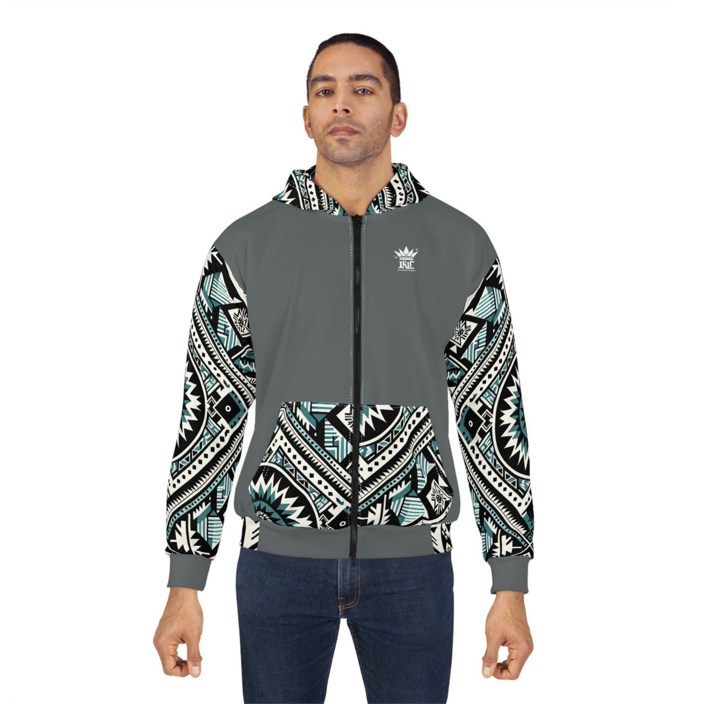 Southwest (Dark-Grey) Zip Hoodie