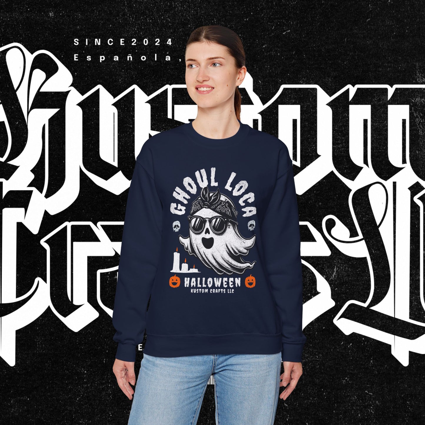 Ghoul Loca Halloween Sweatshirt, Cozy Unisex Crewneck for Fall Celebrations, Perfect for Halloween Parties, Ghost Lover Gift, Festival [...]