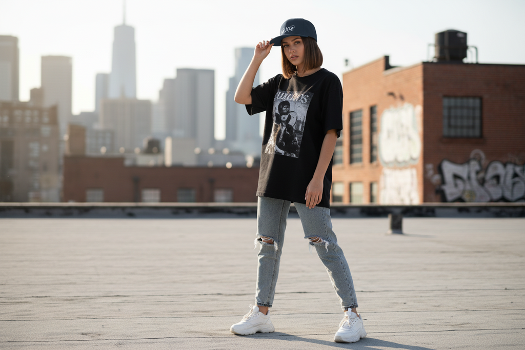 XOXO embroidered Flat Bill Snapback