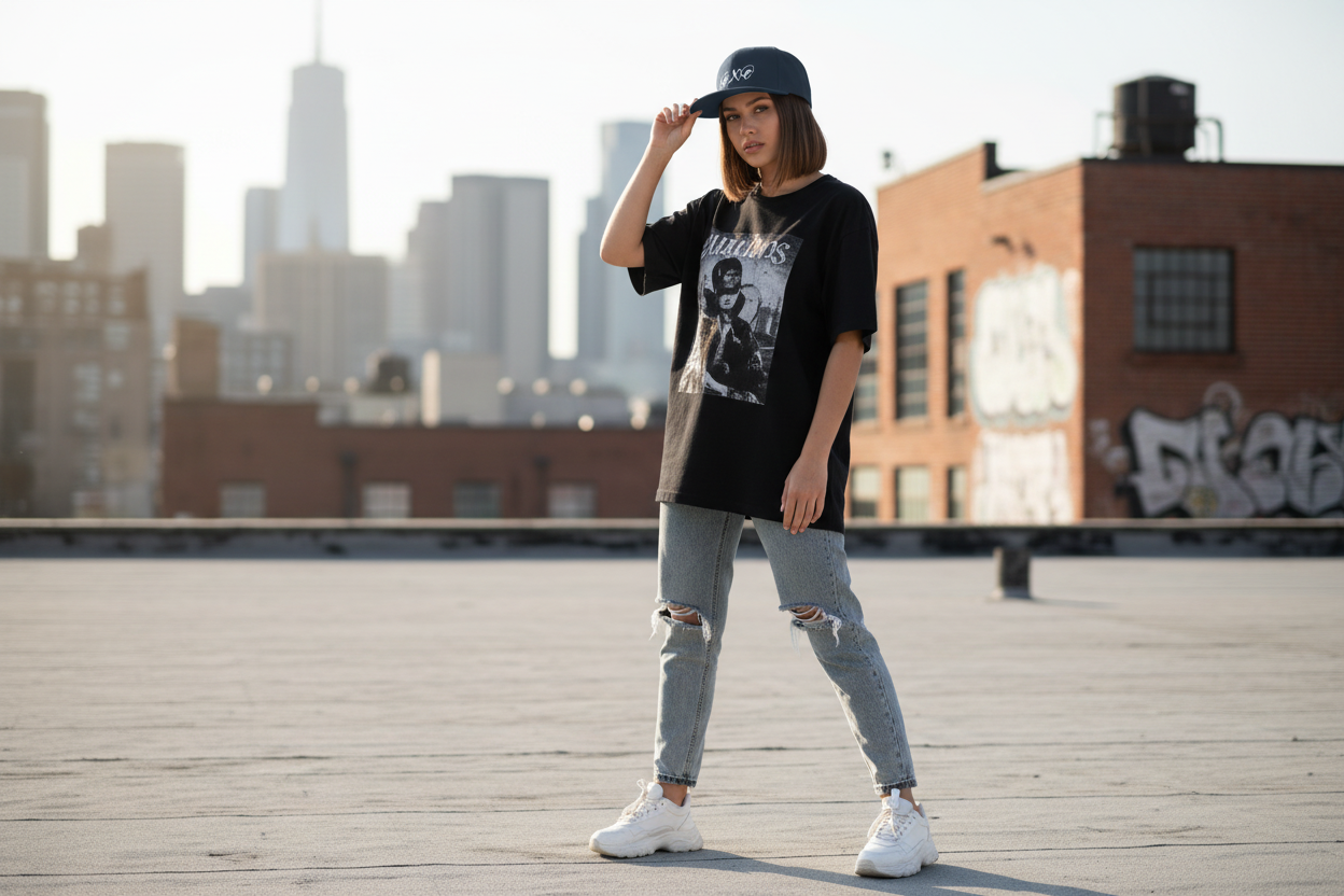 XOXO embroidered Flat Bill Snapback