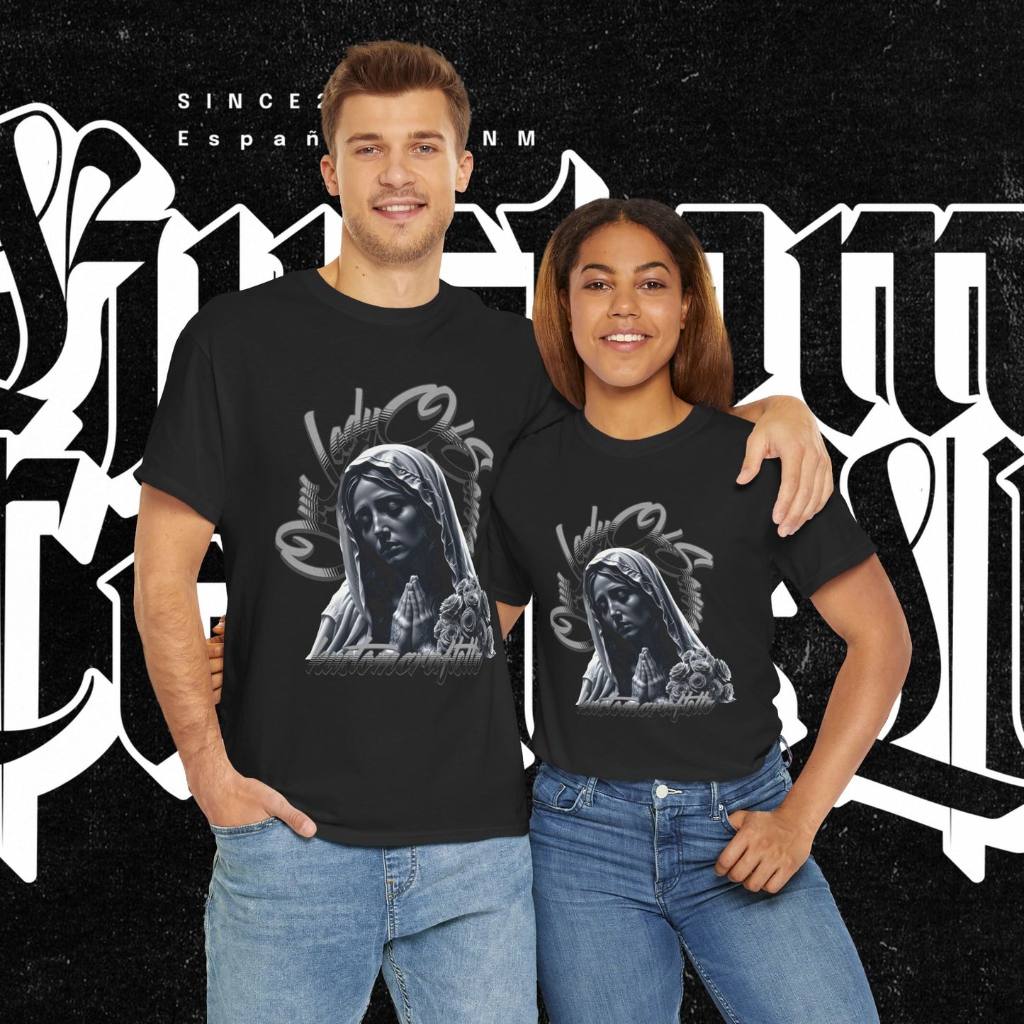 Our Lady Of Sorrow Unisex Heavy Cotton Tee with Unique Artistic Design, Vintage Style T-Shirt, Casual Everyday Wear, Graphic Tee for Men and Women, Gift [...]