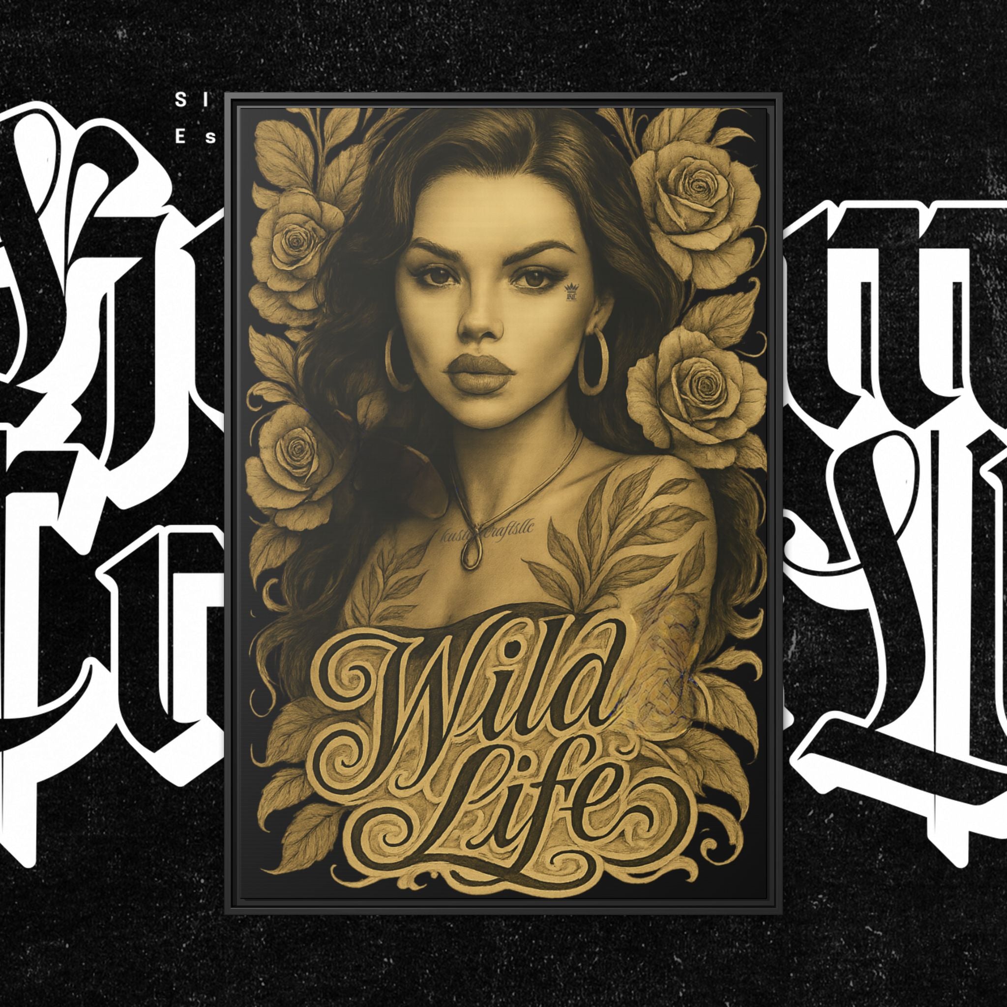 Wild Life — Framed Canvas