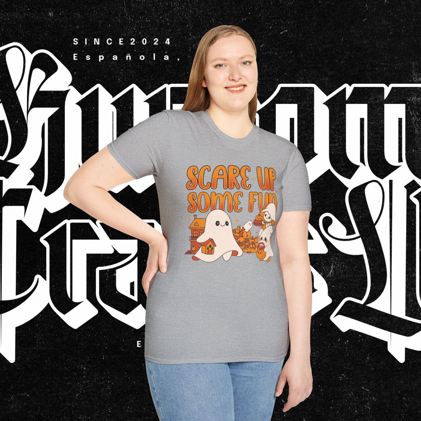 Ghost T-Shirt - Scare Up Some Fun Cute Ghost Design