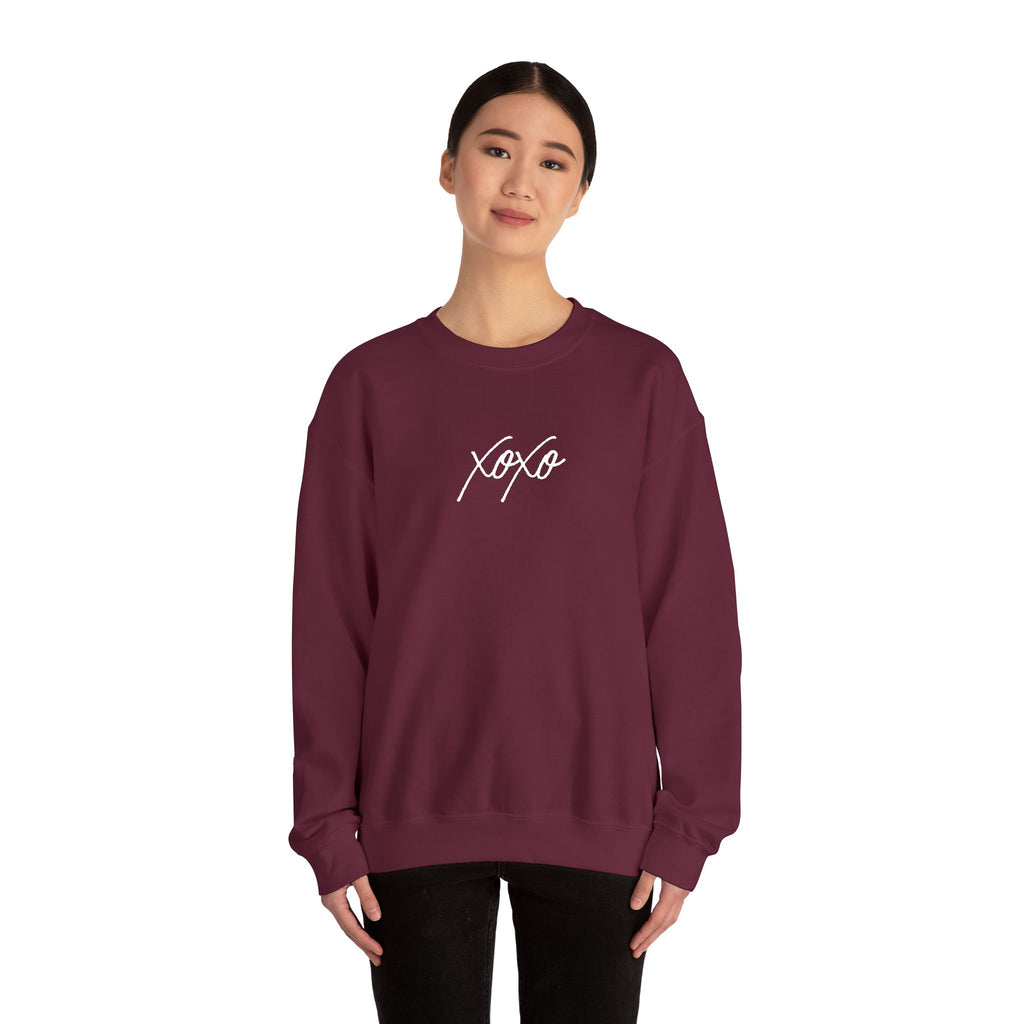 XOXO Embroidery Script Sweatshirt