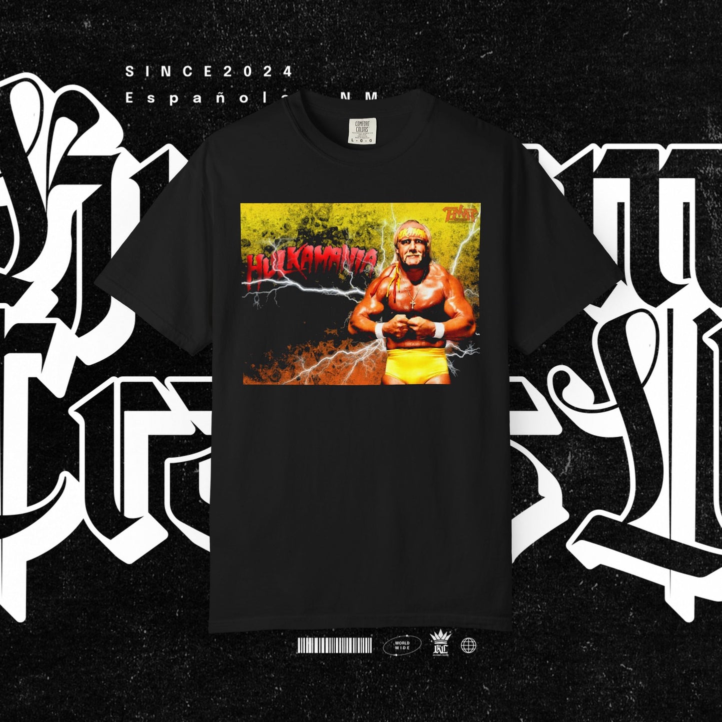 Hulk Hogan Wrestling Fan Unisex T-Shirt | Vintage Graphic Tee | Gamer Gift, Fan Apparel, Retro Style, Sportswear, Comic Con Outfit