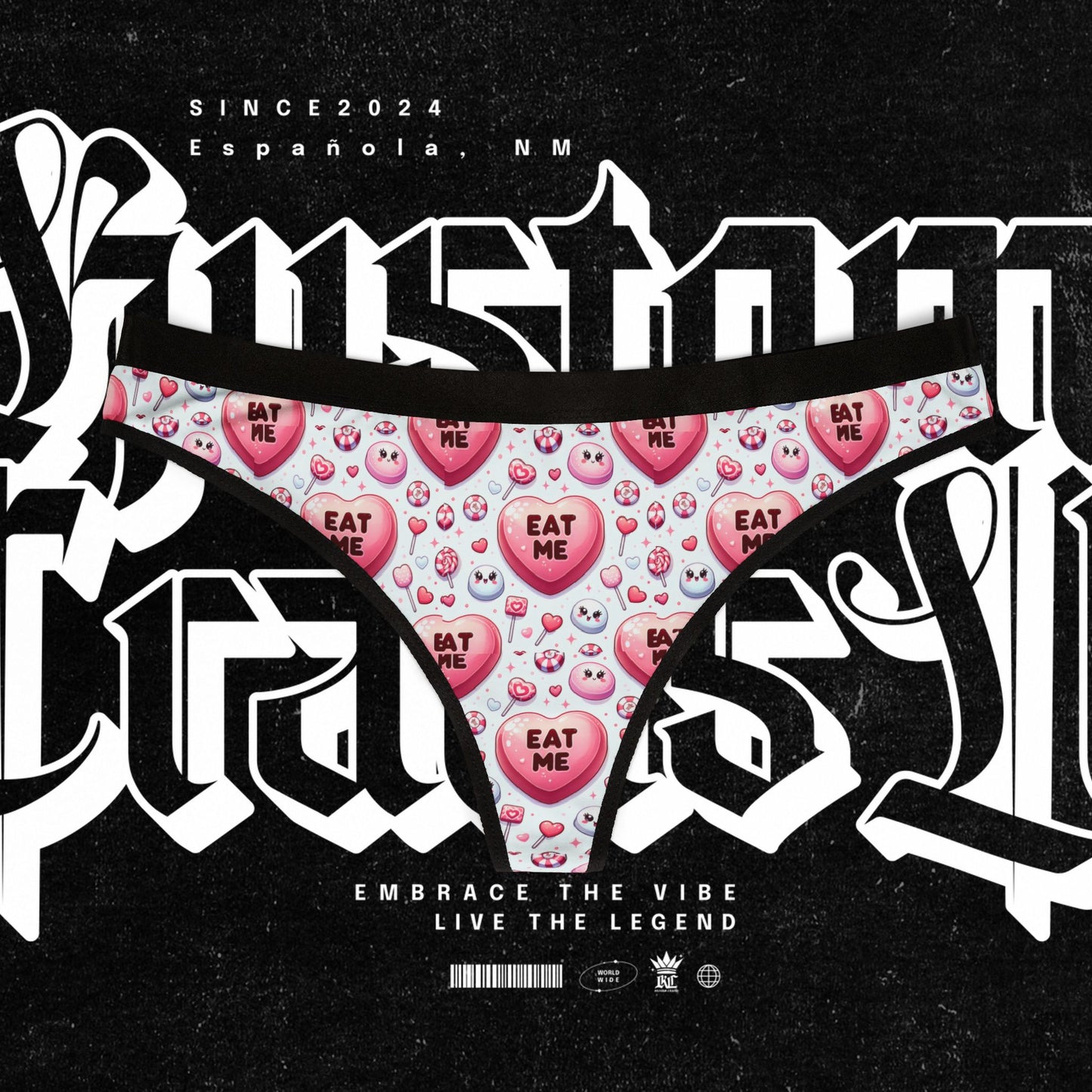 Eat Me Heart-Candy Design - Women's Thong