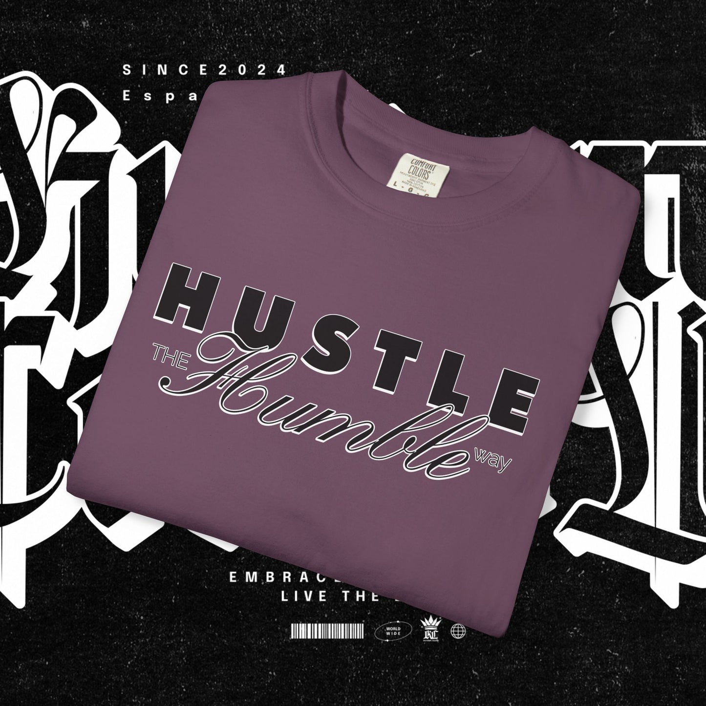 Hustle the Humble Way Unisex T-Shirt, Motivational Tee, Hustler Shirt Men Women, Inspirational Apparel, Positive Vibes Top