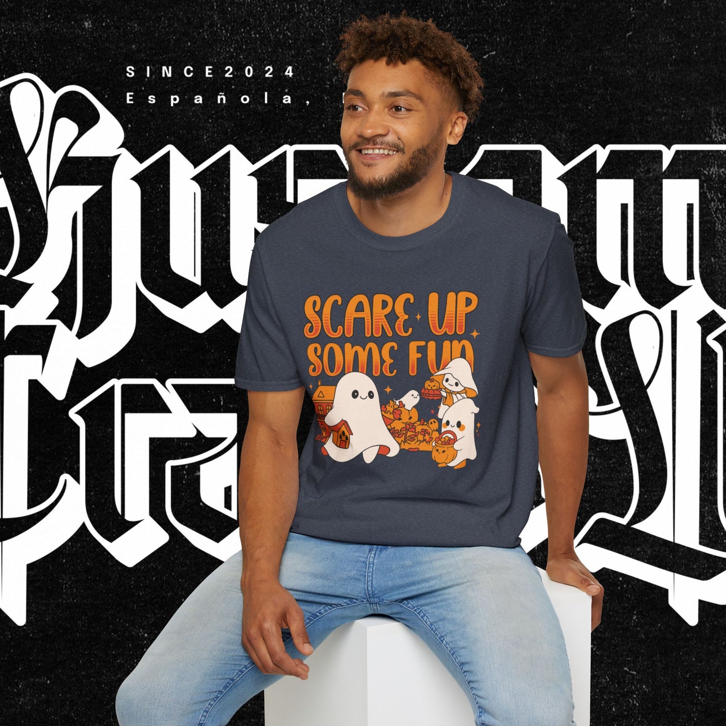 Ghost T-Shirt - Scare Up Some Fun Cute Ghost Design