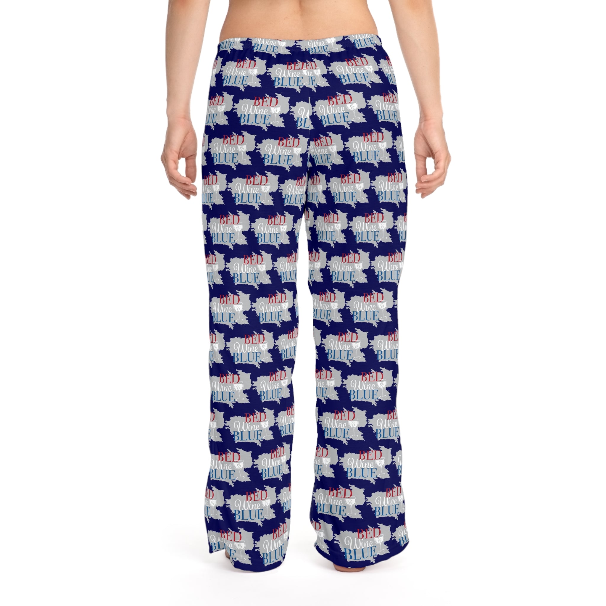 Bed Wine Blue - Pajama Pants