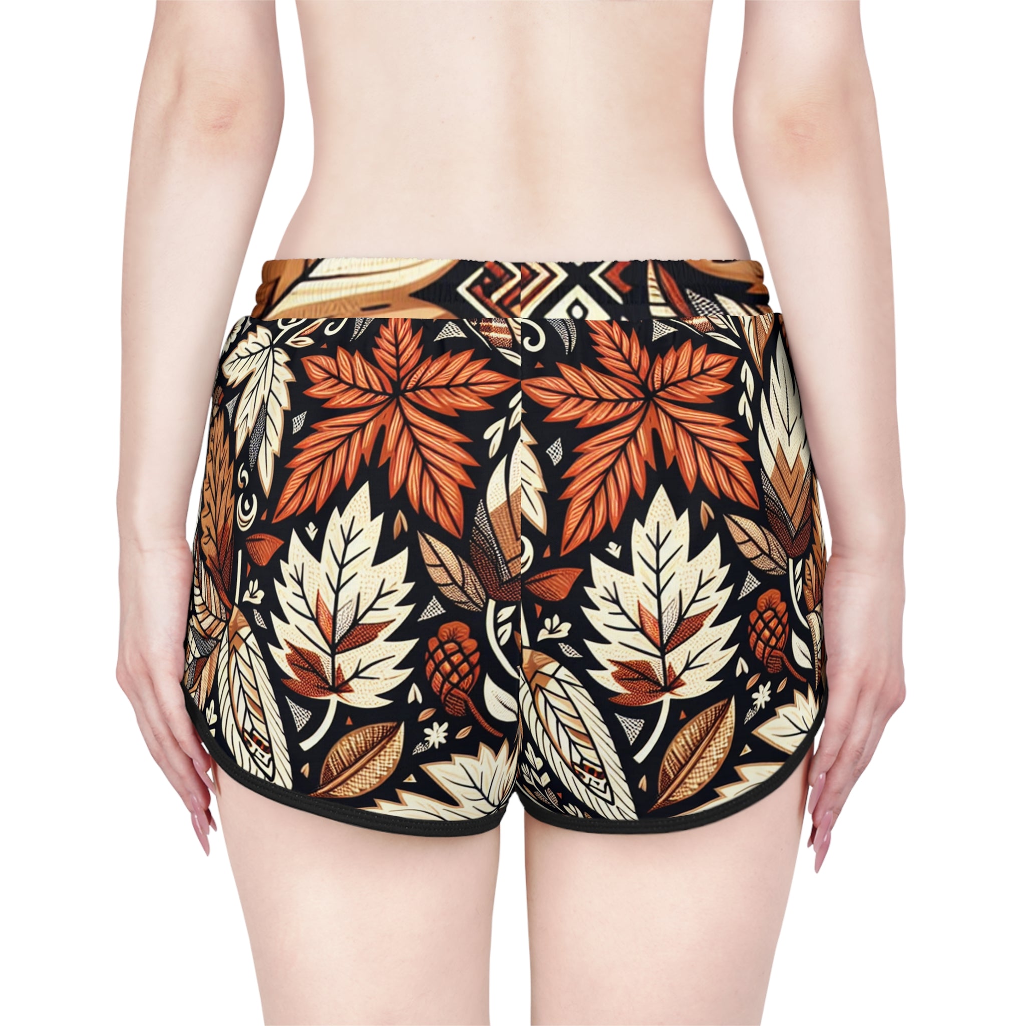 Autumn Leaf Relaxed Shorts