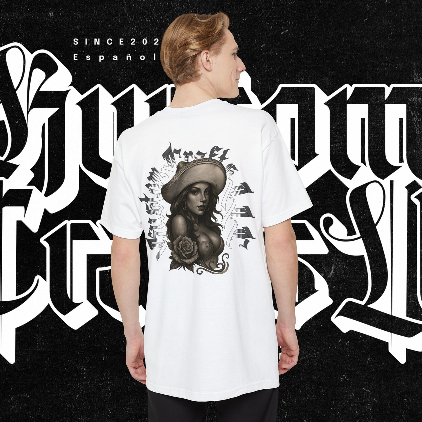 TALL-T Senora Street Art Unisex TALL T-Shirt, Graphic Tee for Urban Style, Casual Wear, Gift for Art Lovers, Birthday, Streetwear
