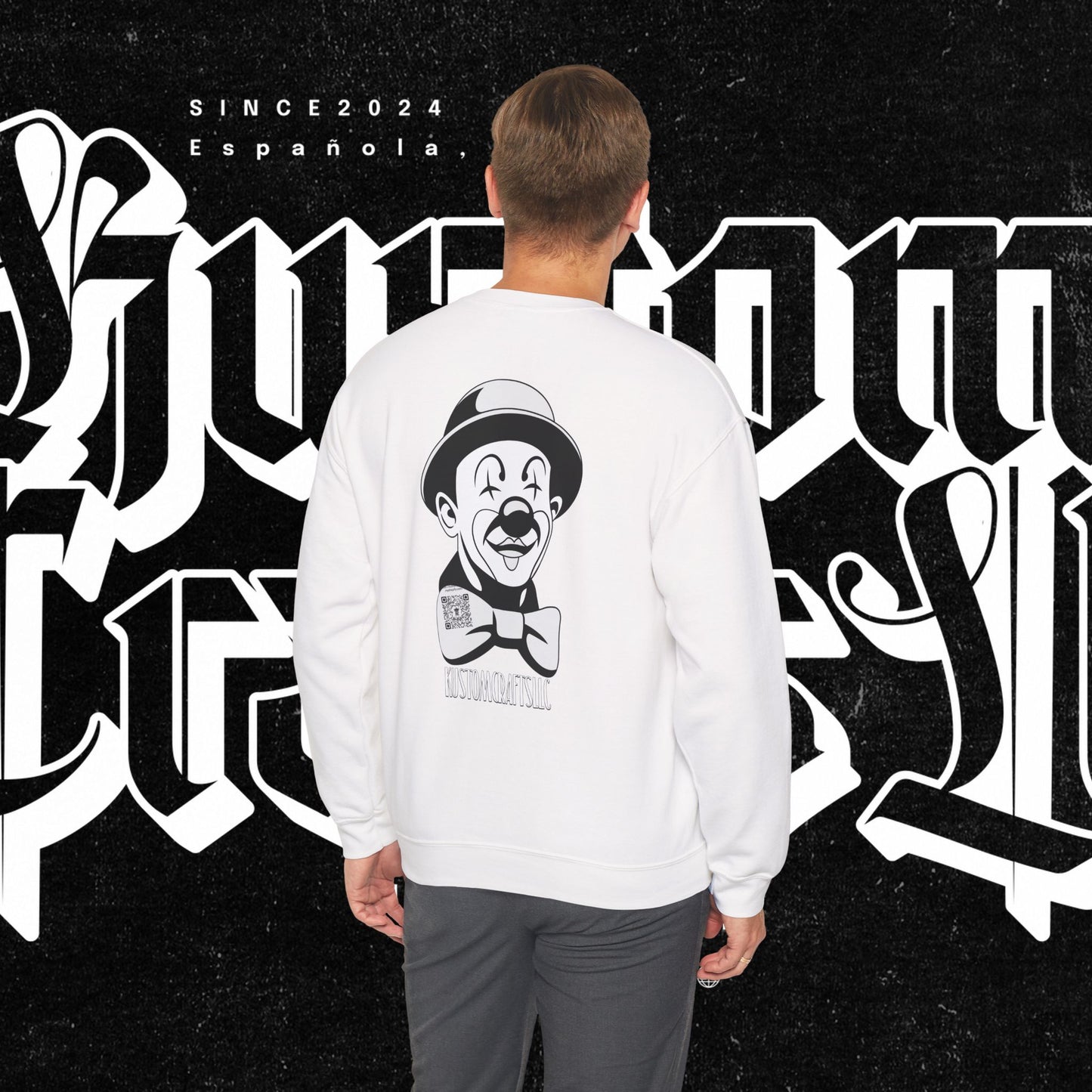Class Clown Vintage-Style Comedic Crewneck Sweatshirt, Unisex Funny Sweatshirt, Retro Comedy Gift, Everyday Casual Wear, Perfect for Laughter Lovers