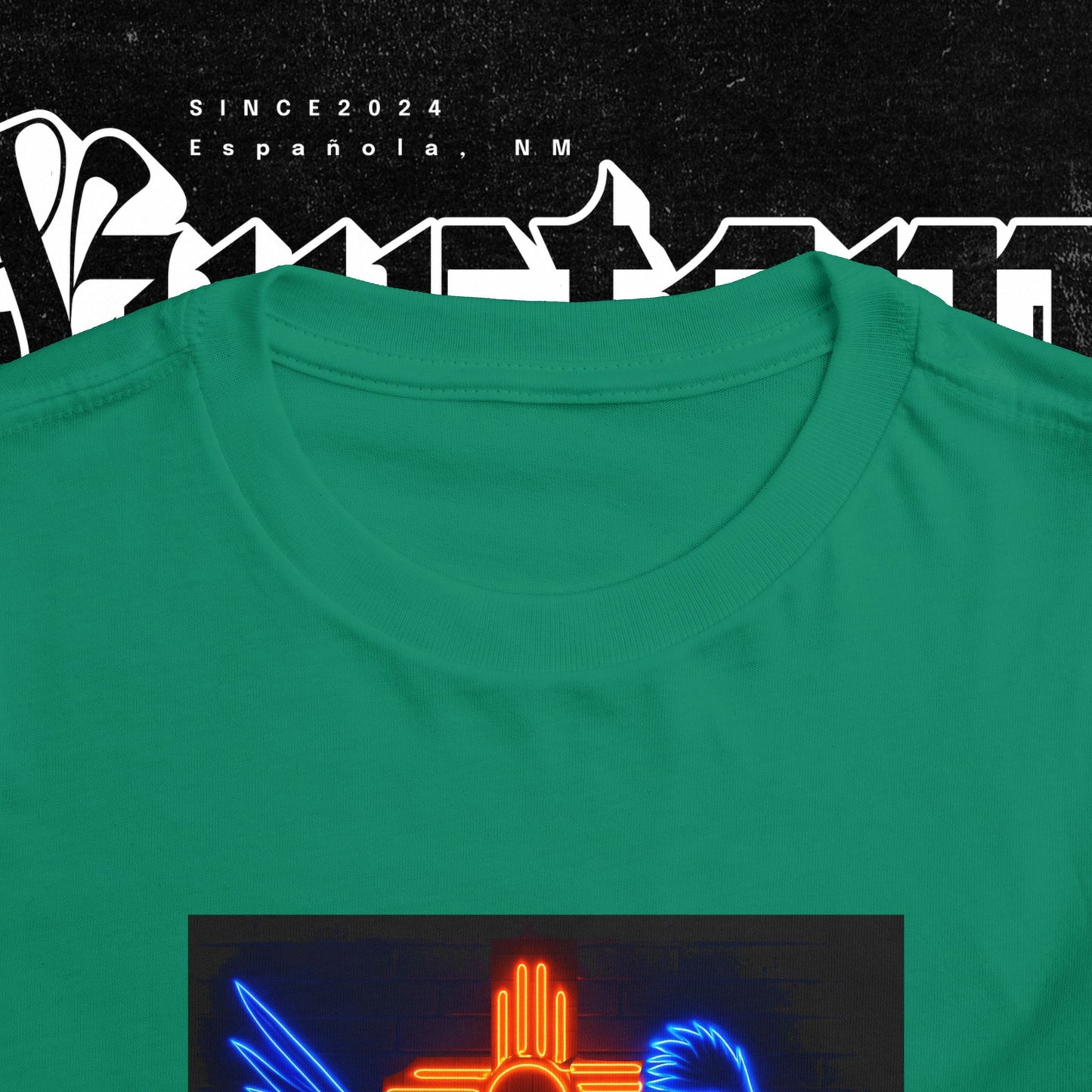 Neon Roadrunner New Mexico Design - Toddler Tee