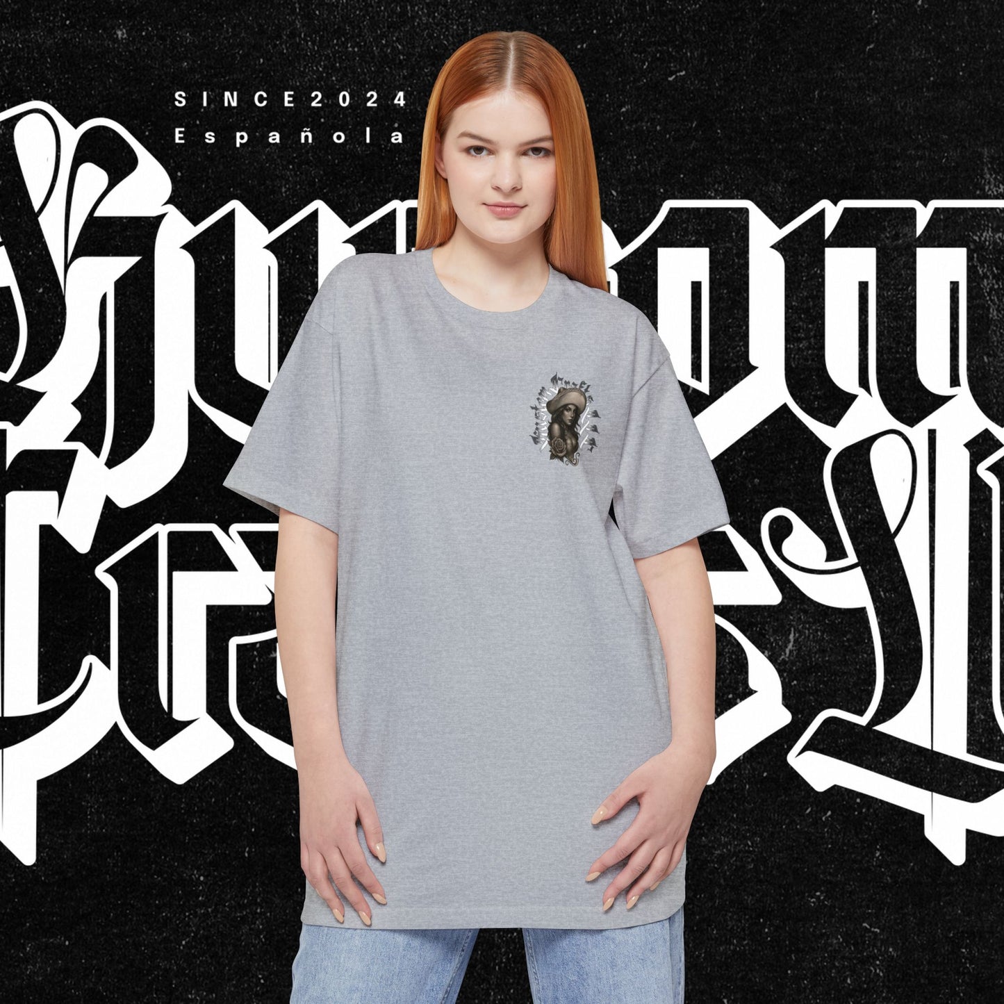 TALL-T Senora Street Art Unisex TALL T-Shirt, Graphic Tee for Urban Style, Casual Wear, Gift for Art Lovers, Birthday, Streetwear