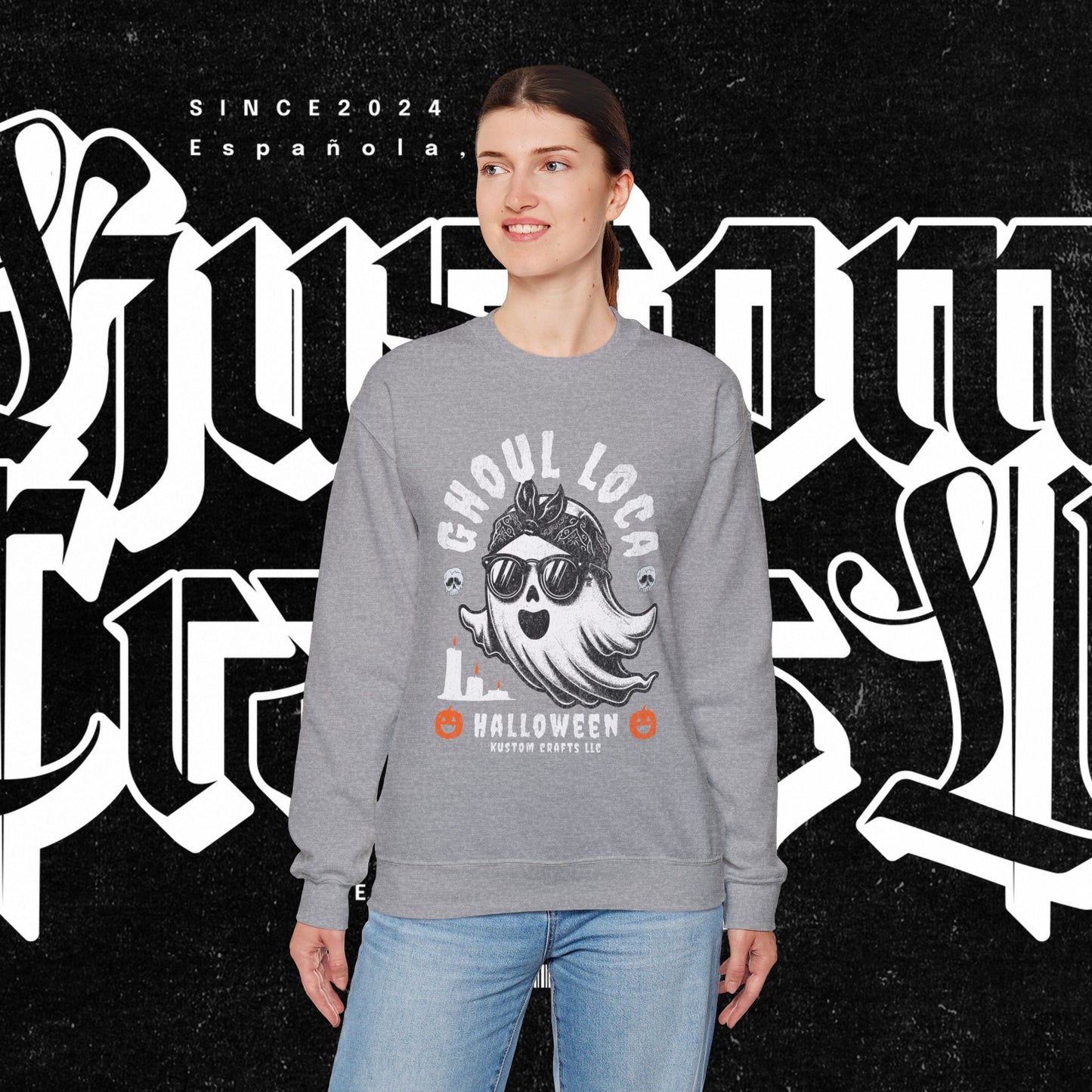 Ghoul Loca Halloween Sweatshirt, Cozy Unisex Crewneck for Fall Celebrations, Perfect for Halloween Parties, Ghost Lover Gift, Festival [...]