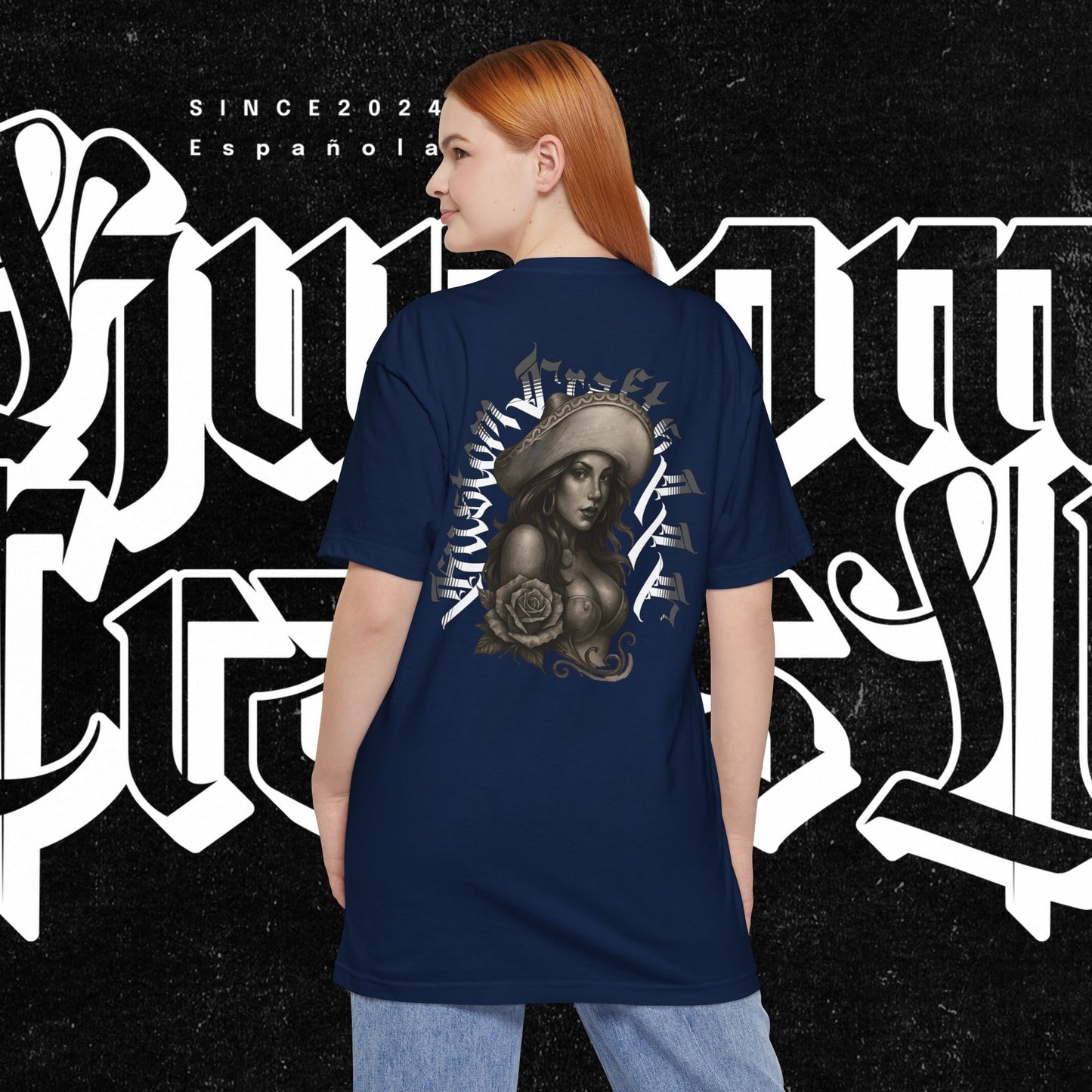 TALL-T Senora Street Art Unisex TALL T-Shirt, Graphic Tee for Urban Style, Casual Wear, Gift for Art Lovers, Birthday, Streetwear