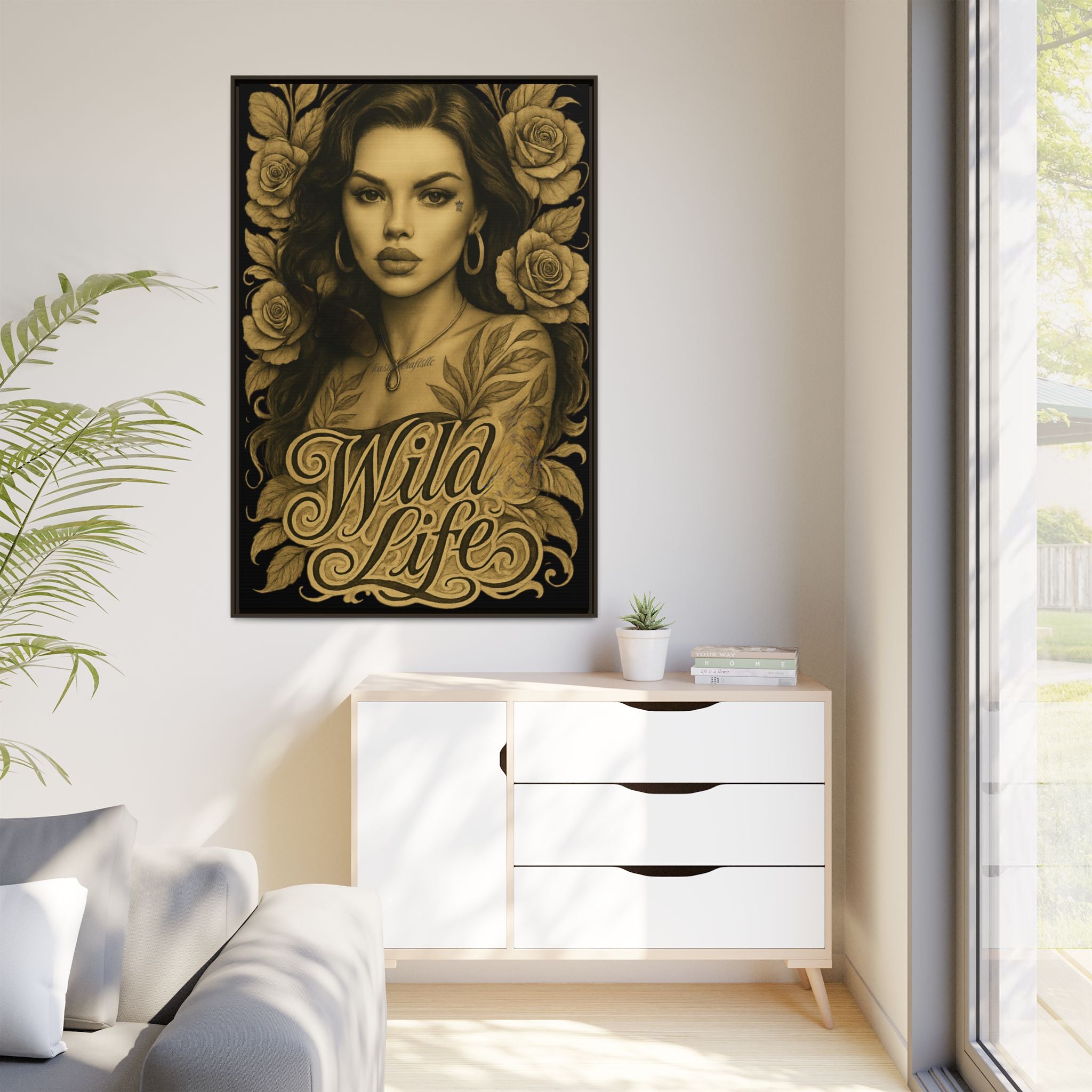 Wild Life — Framed Canvas